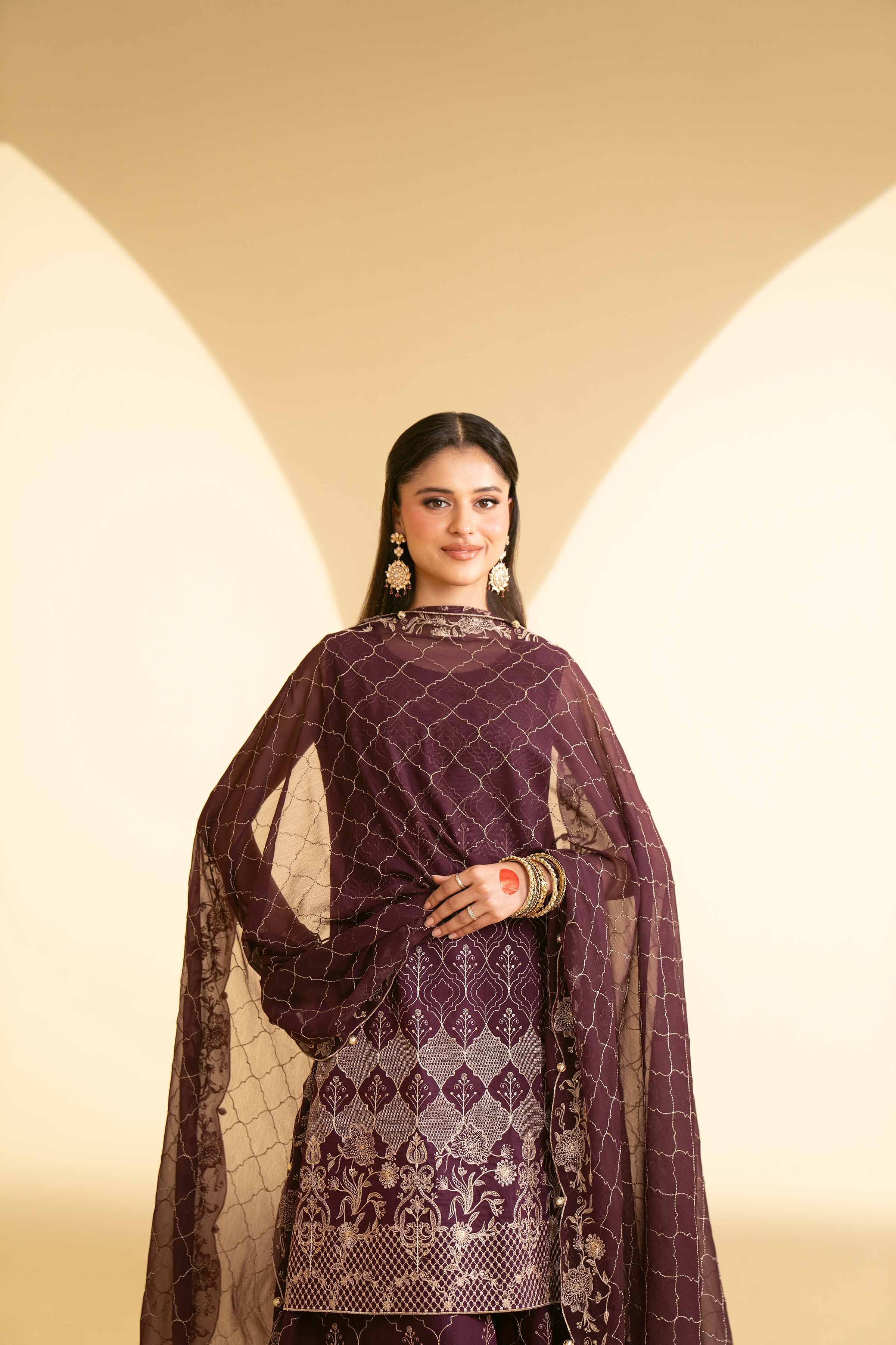 3 Piece - Embroidered Suit - 42519204