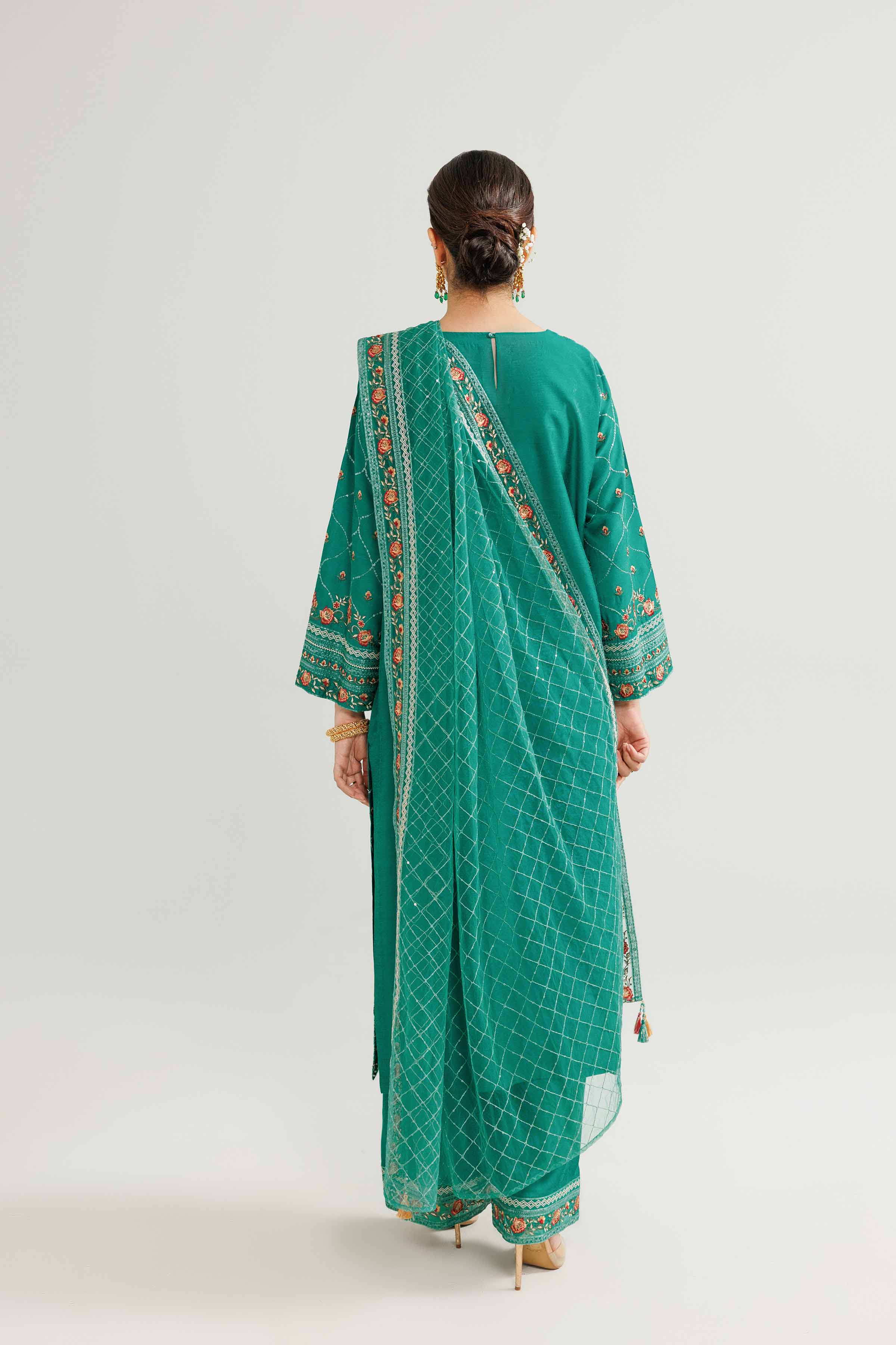 3 Piece - Embroidered Suit - 42519545