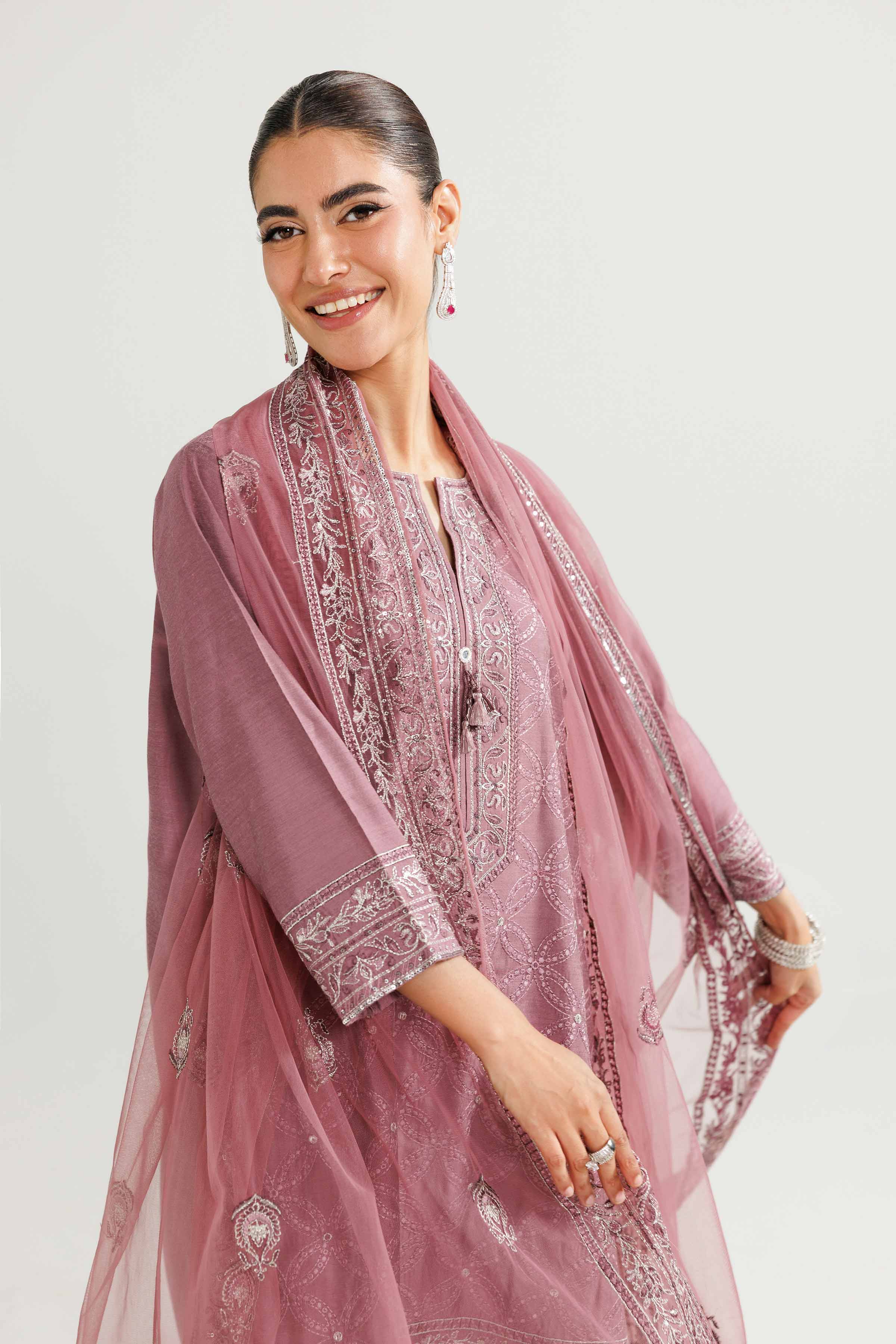 3 Piece - Embroidered Suit - 42519546