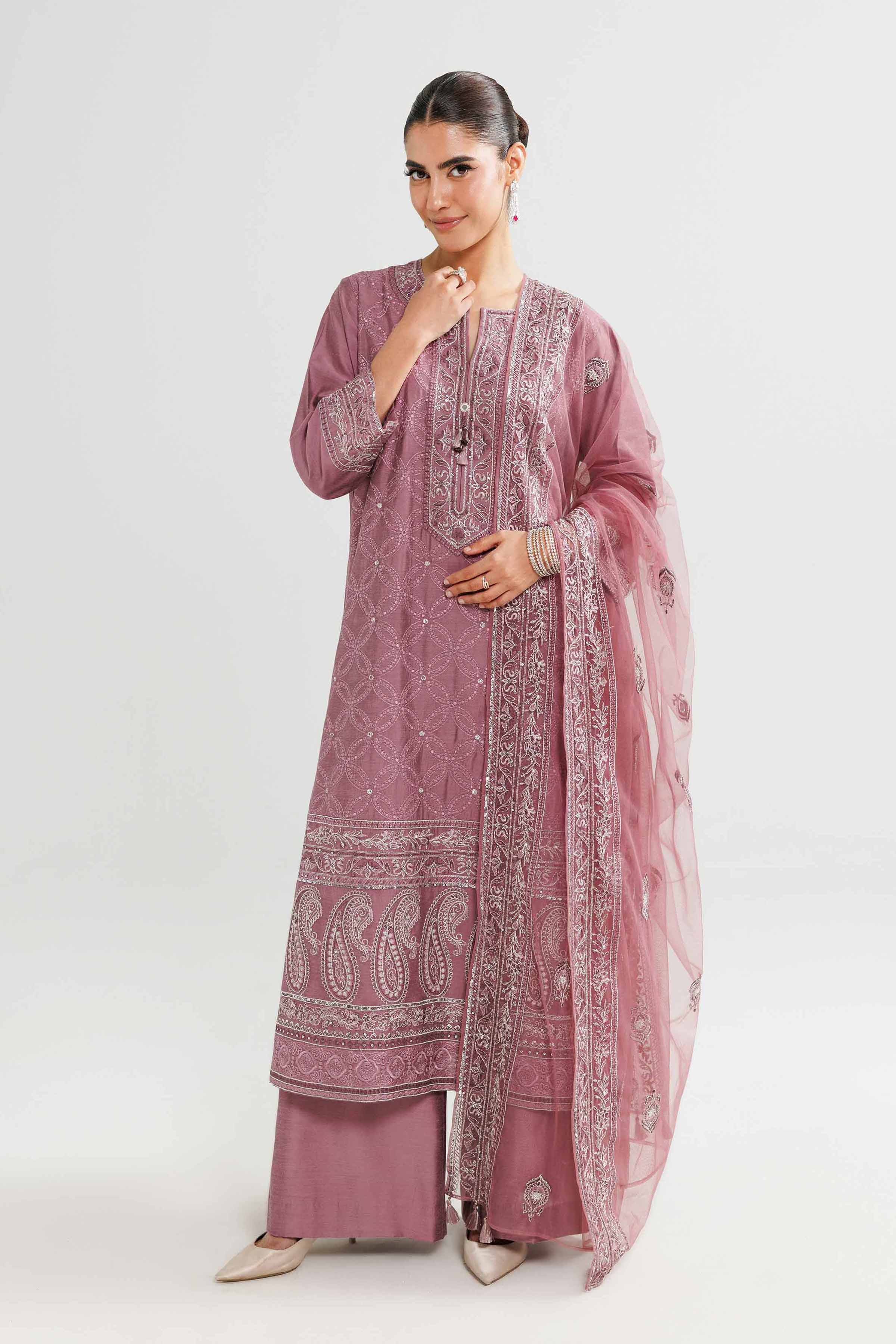 3 Piece - Embroidered Suit - 42519546