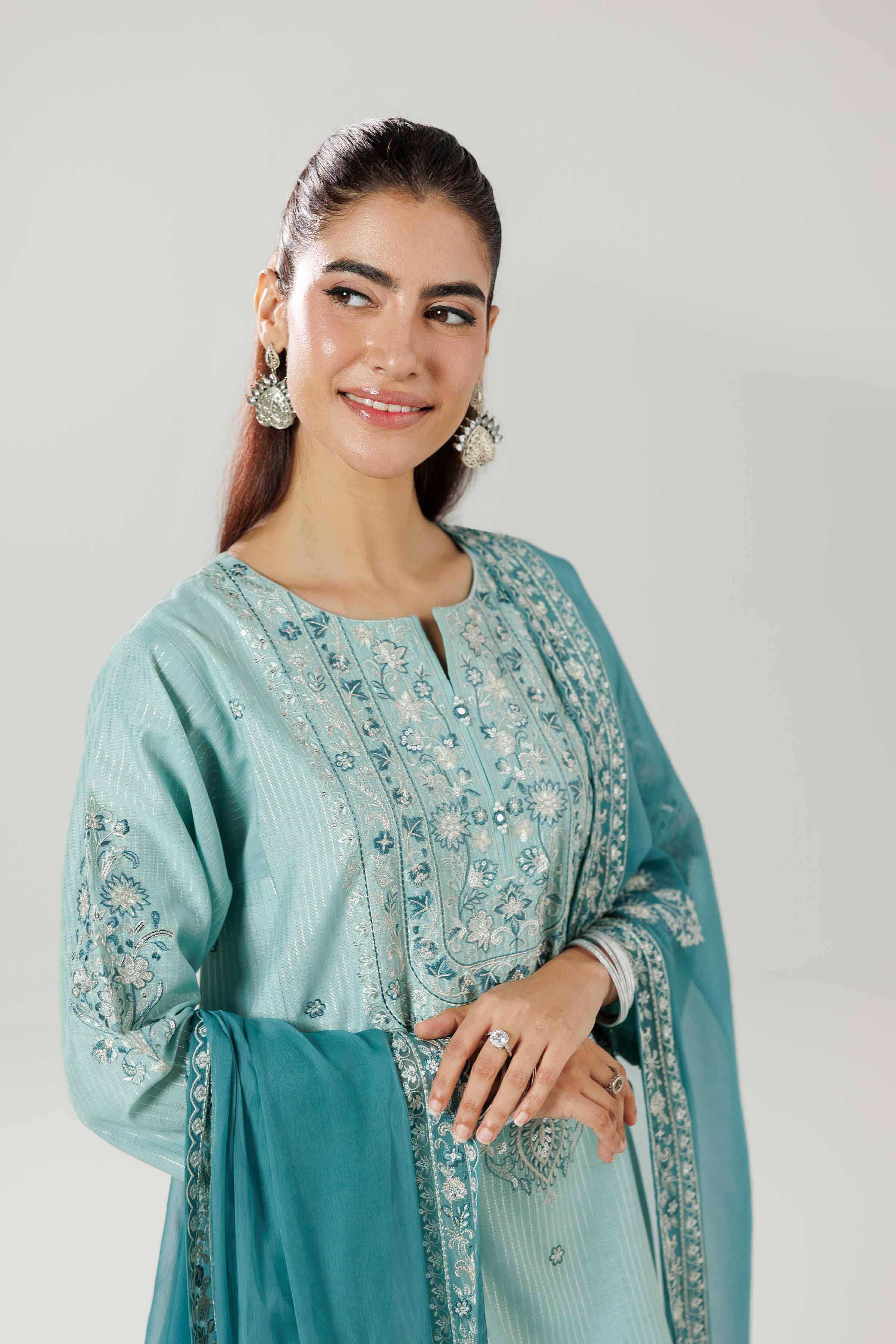 3 Piece - Embroidered Suit - 42519623