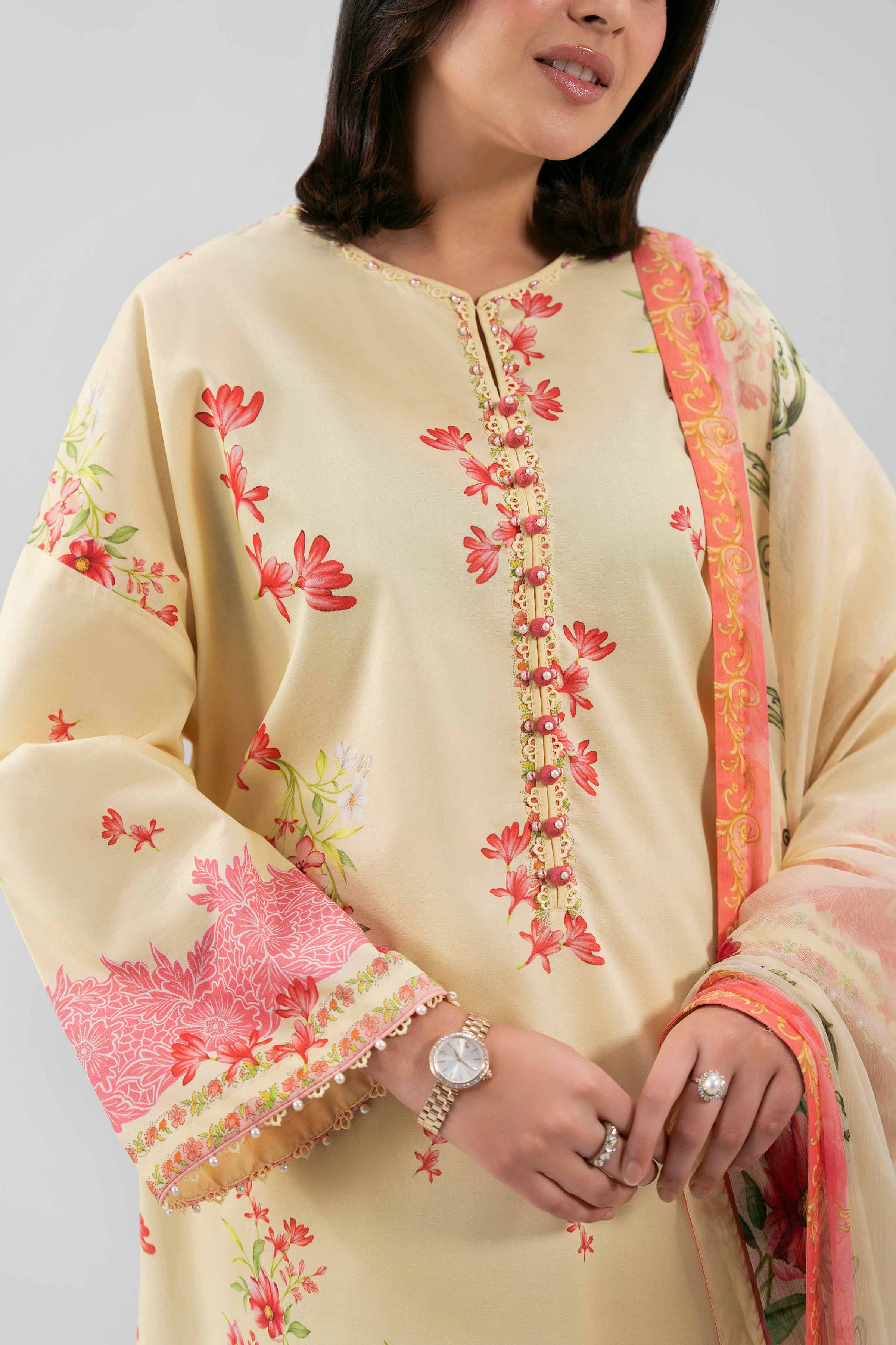 3 Piece - Digital Printed Suit - 42601155