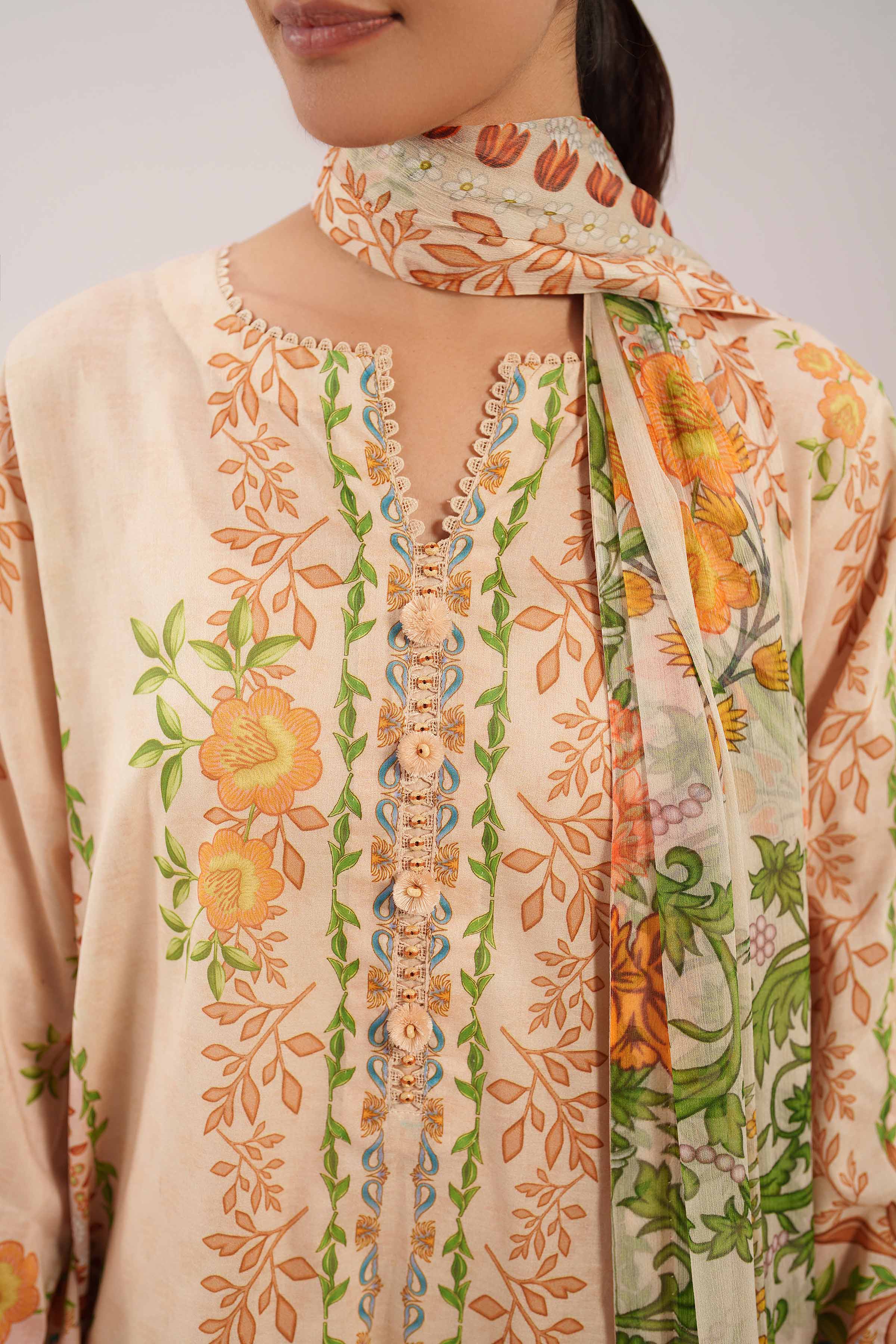 3 Piece - Digital Printed Suit - 42601157