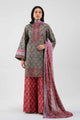 3 Piece Embroidered Cotton Suit