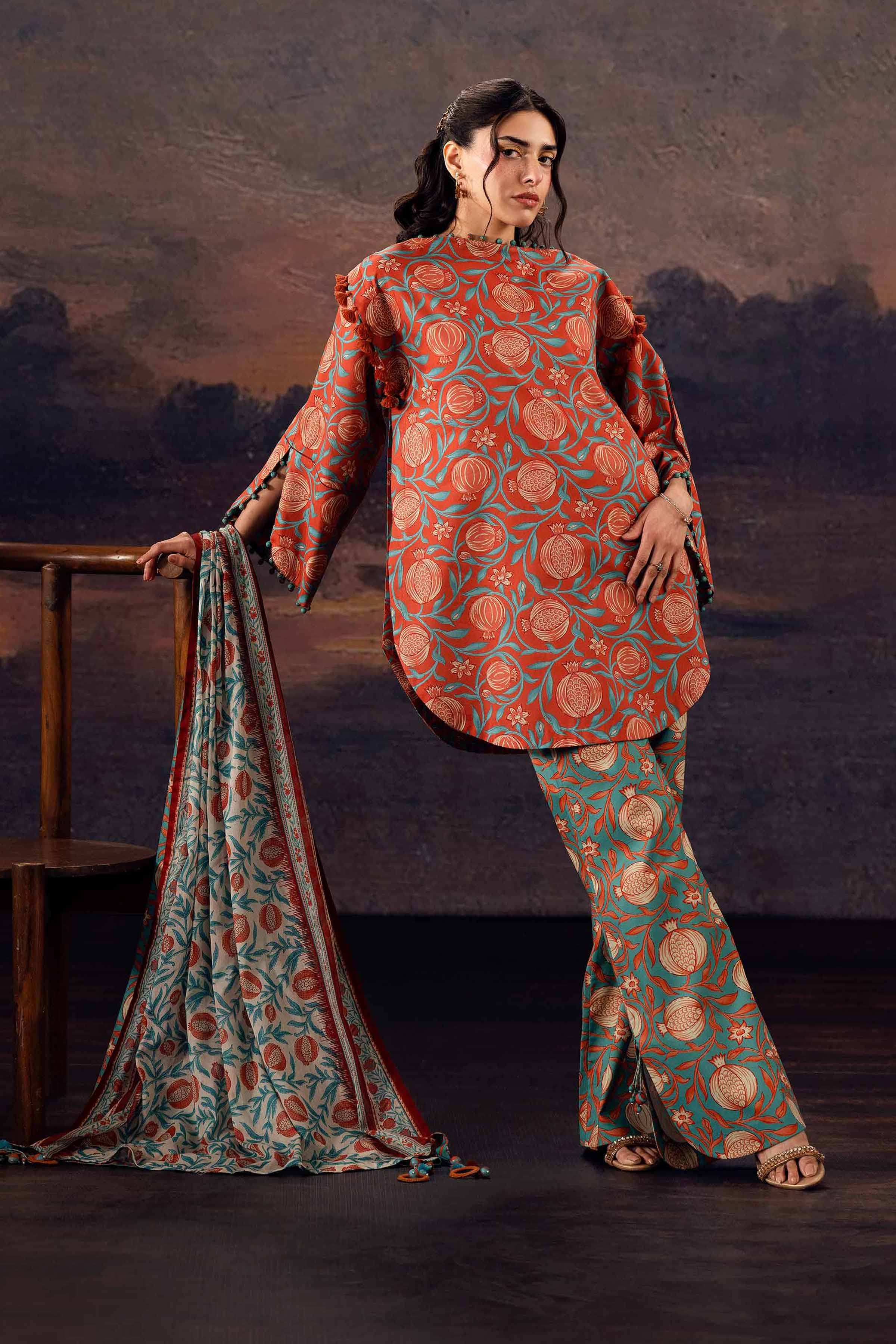 3 Piece - Printed Suit - 42601179
