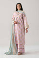 3 Piece Embroidered Jacquard Lawn Suit