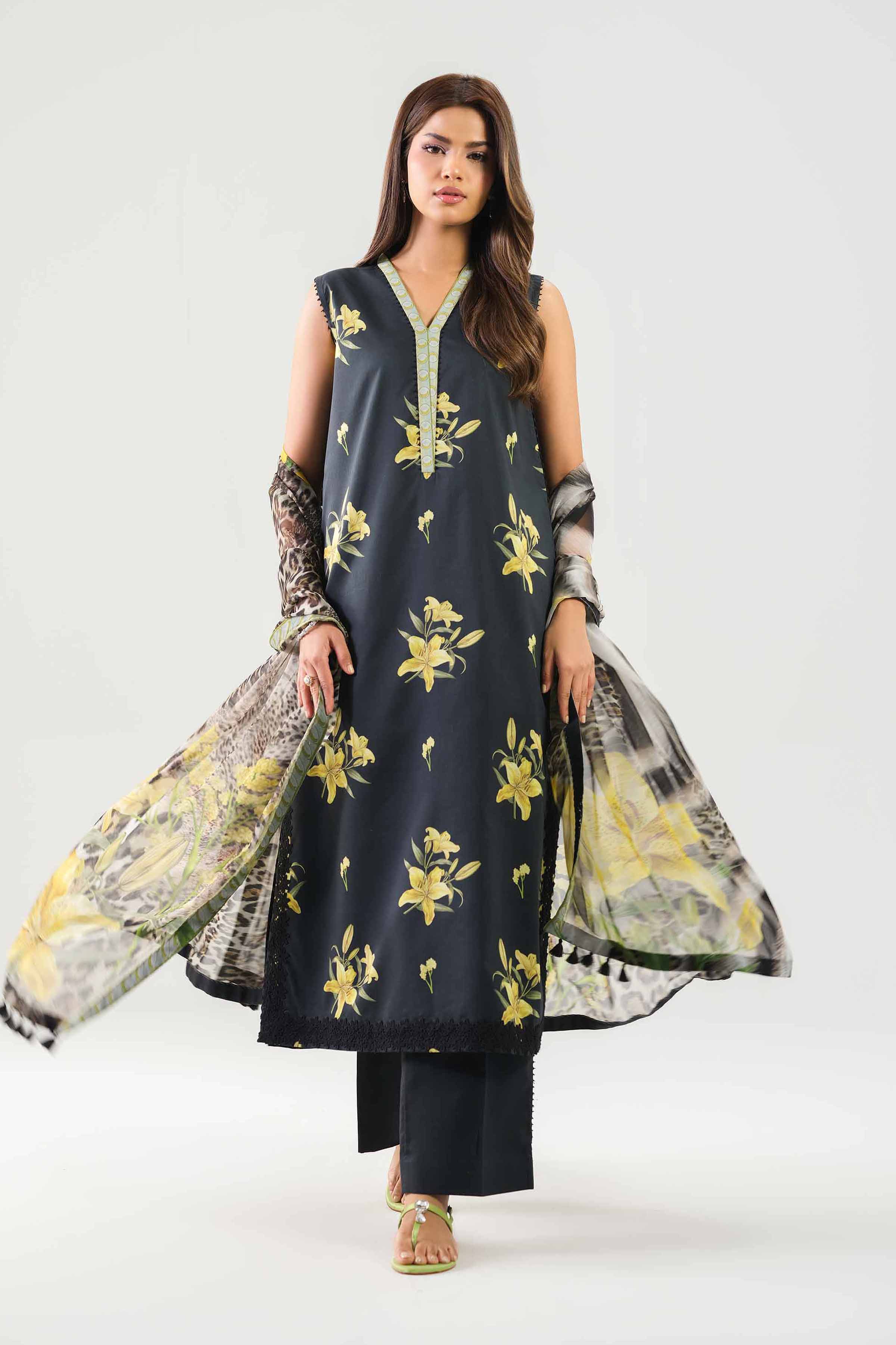 3 Piece - Digital Printed Suit - 42601241