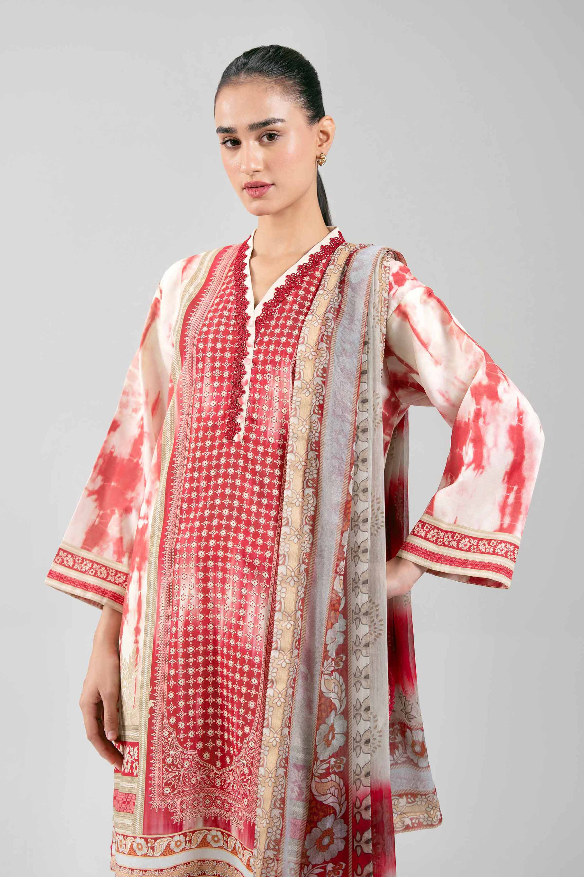 3 Piece - Digital Printed Suit - 42601244