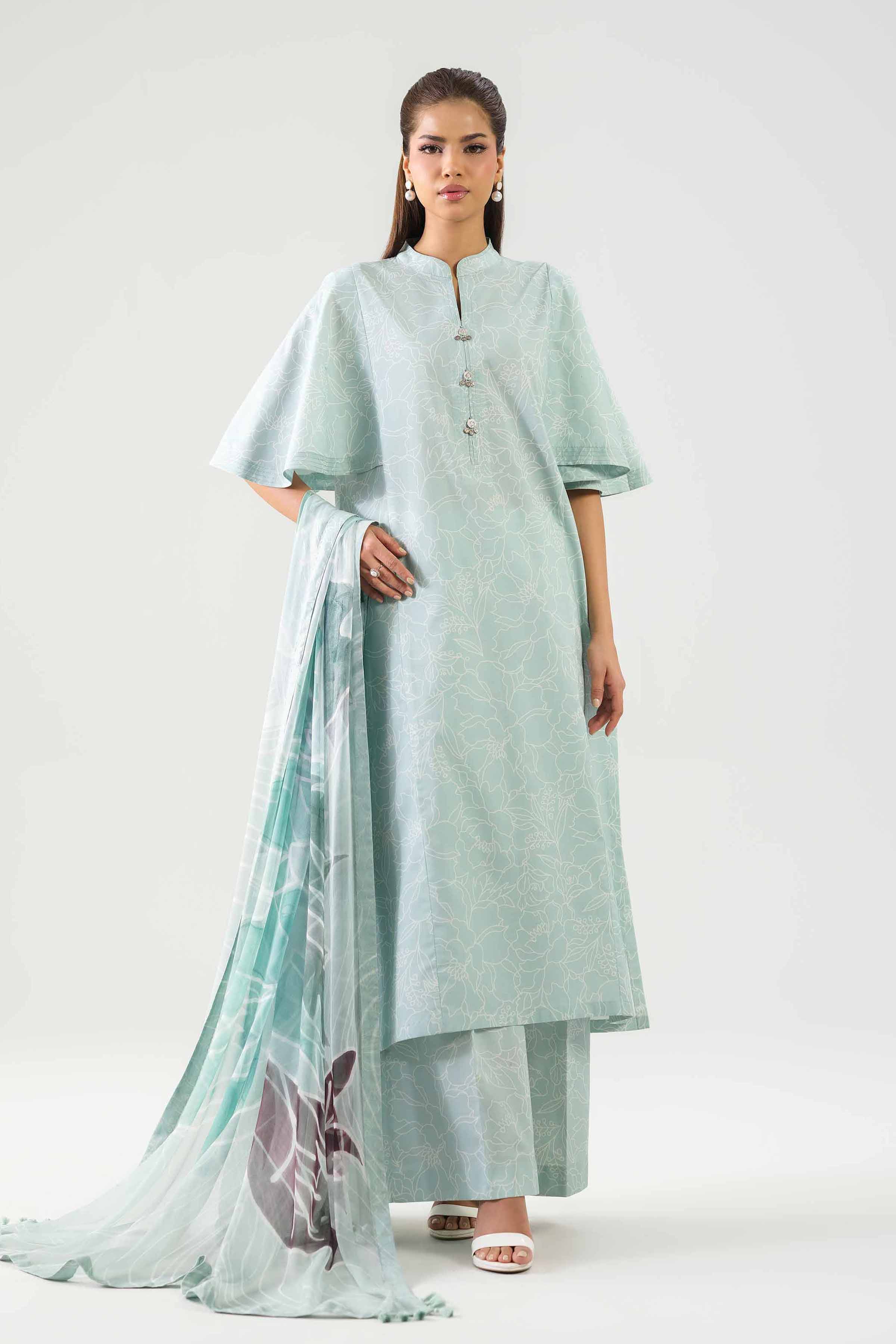 3 Piece - Digital Printed Suit - 42601255