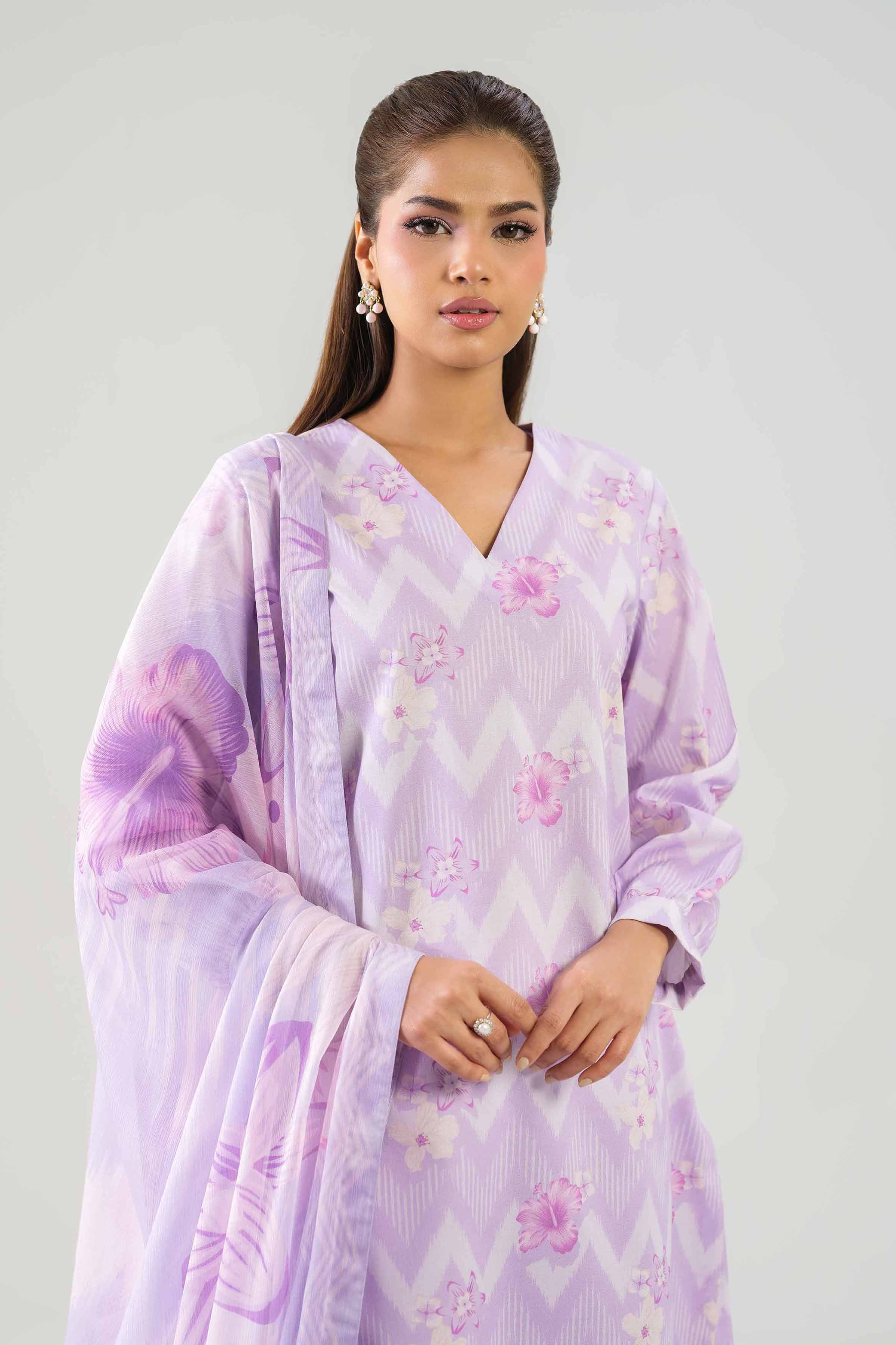 3 Piece - Digital Printed Suit - 42601256
