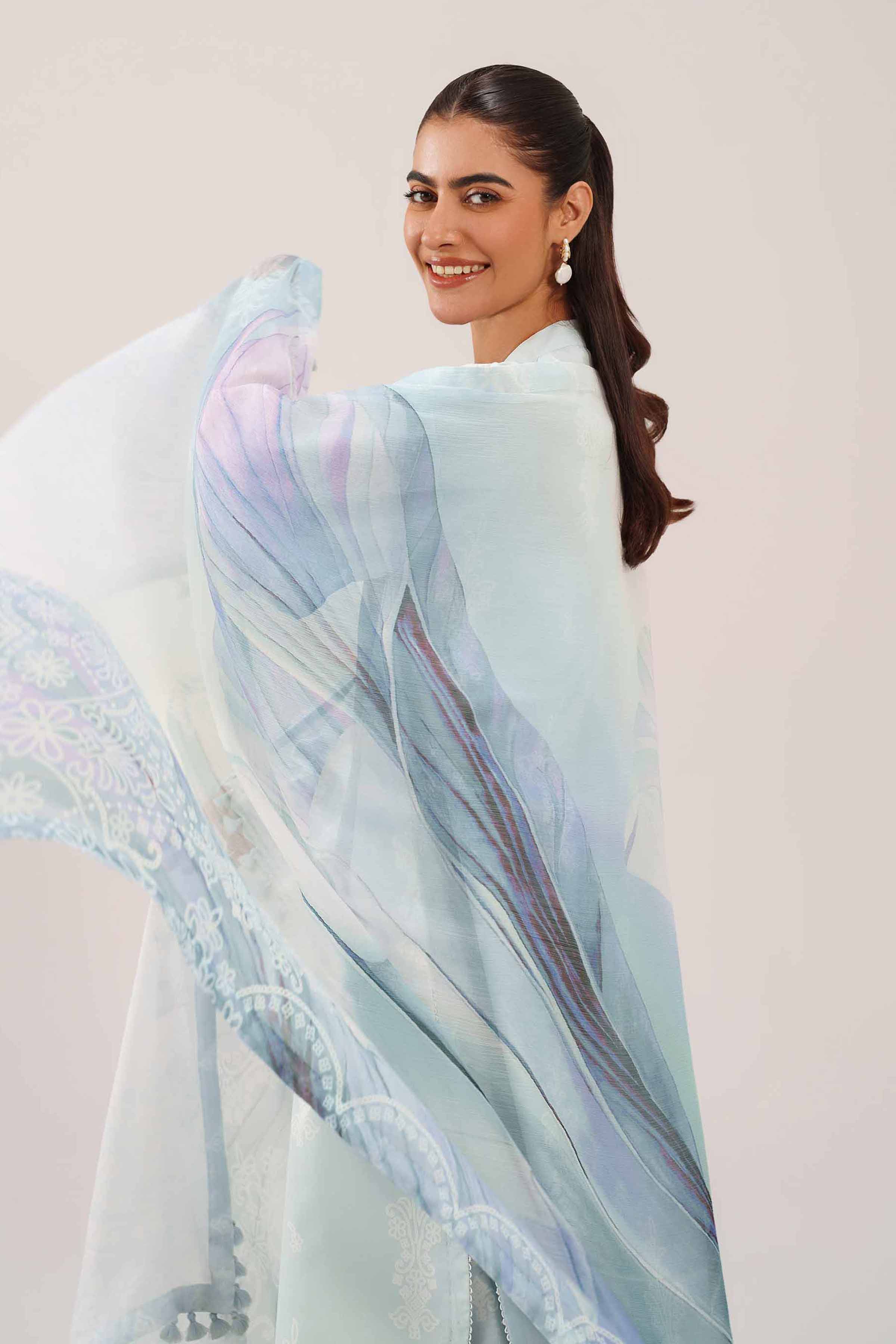 3 Piece - Digital Printed Suit - 42601258