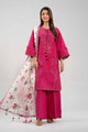 3 Piece Embroidered Chiffon Suit