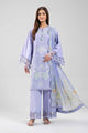 3 Piece Embroidered Raw Silk Suit