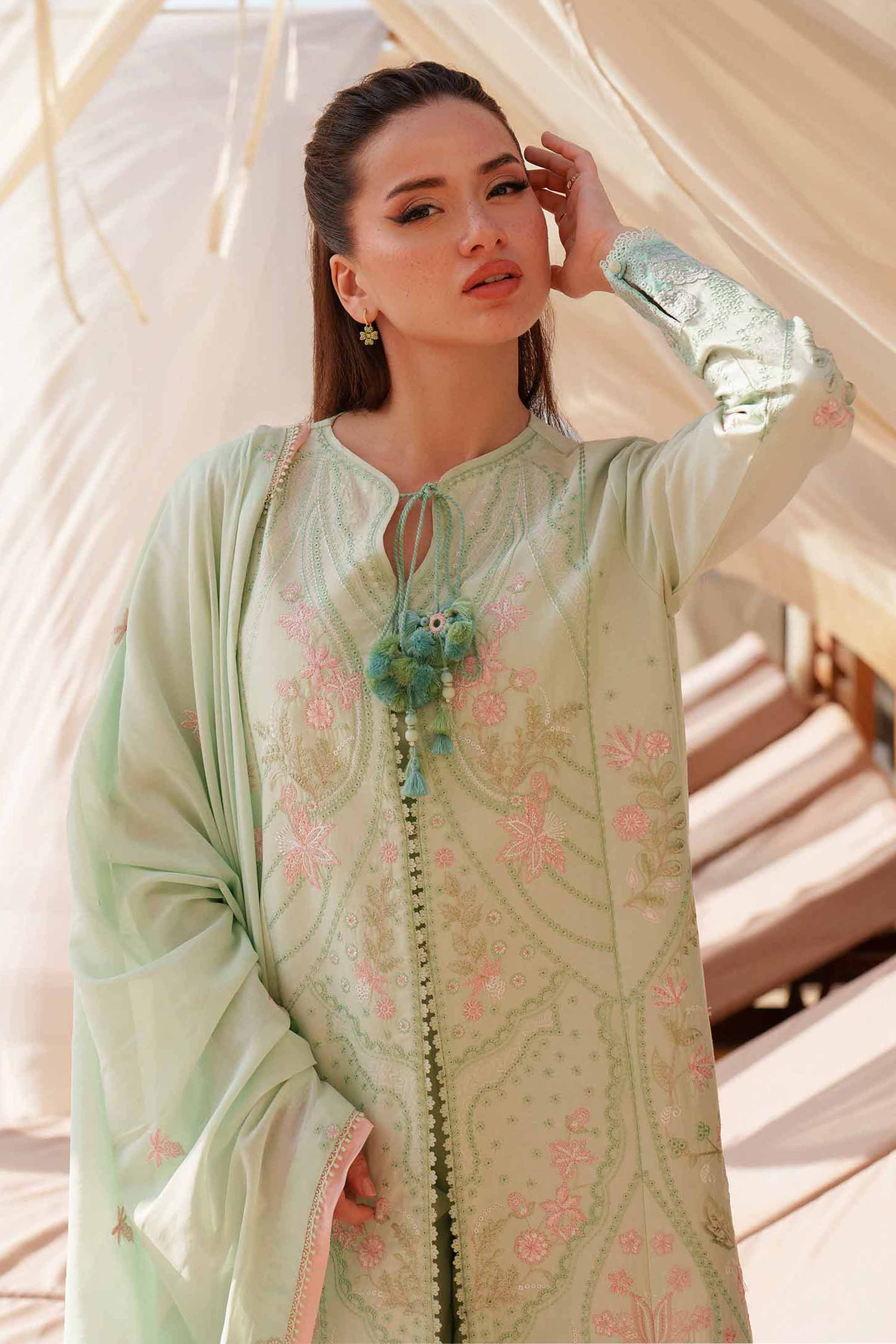 3 Piece - Embroidered Suit - 42601291
