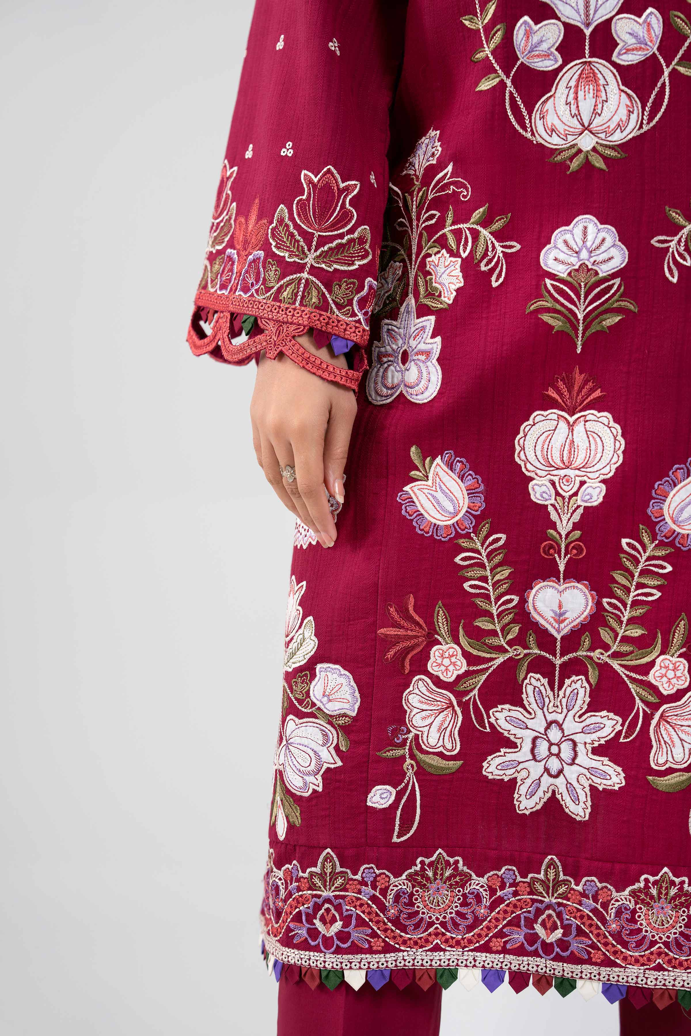 3 Piece - Digital Printed Embroidered Suit - 42601313