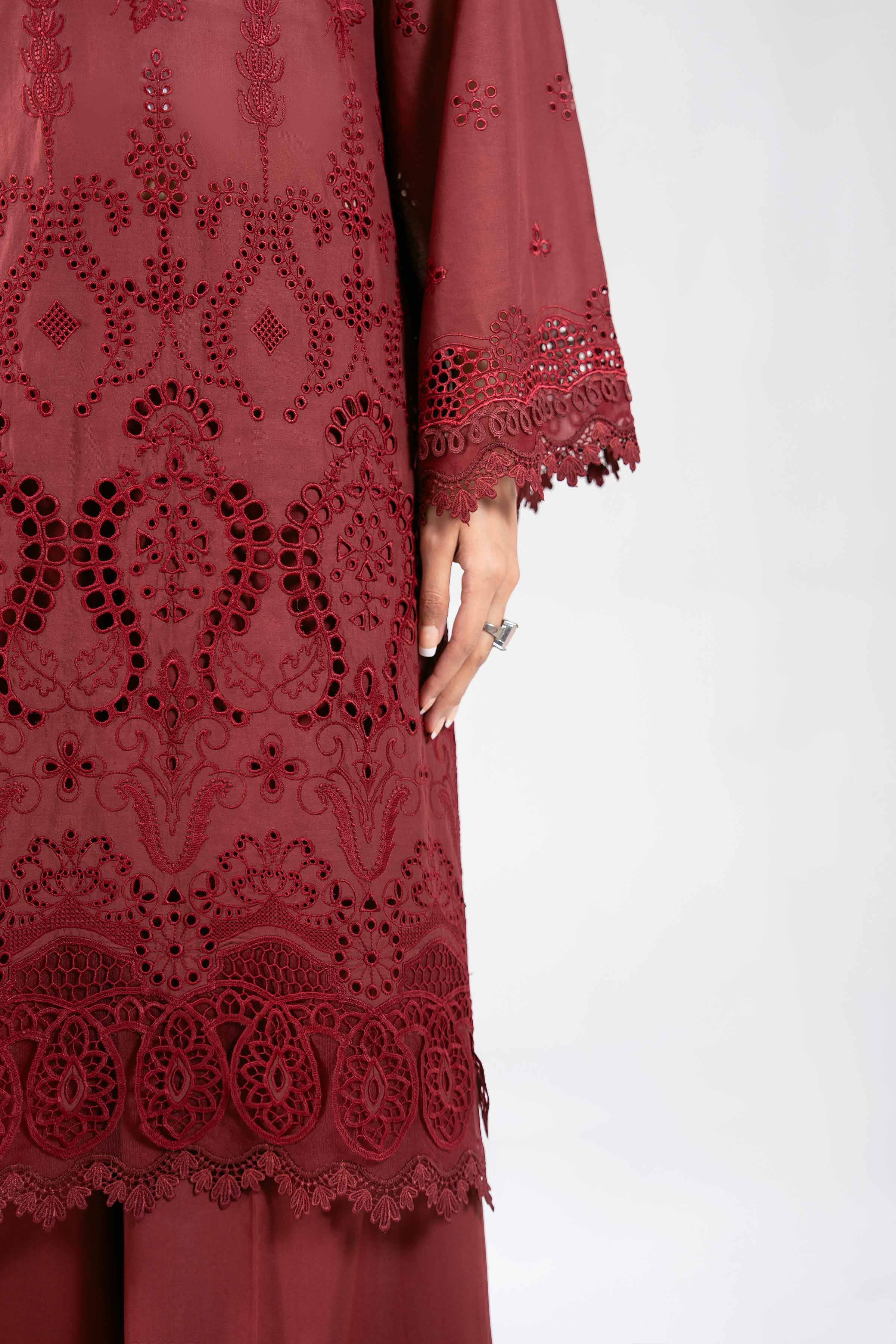 3 Piece - Digital Printed Embroidered Suit - 42601349