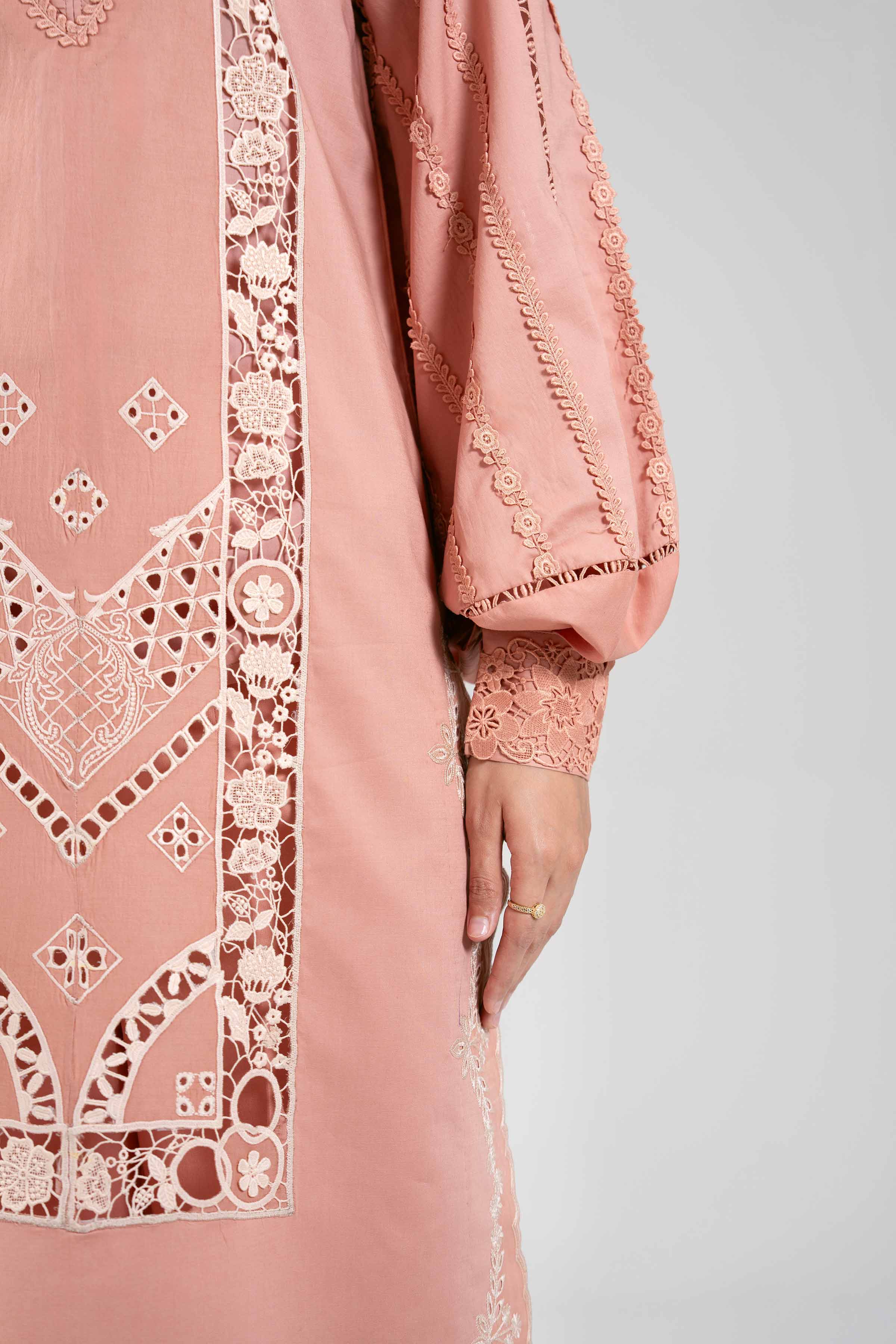 3 Piece - Digital Printed Embroidered Suit - 42601352