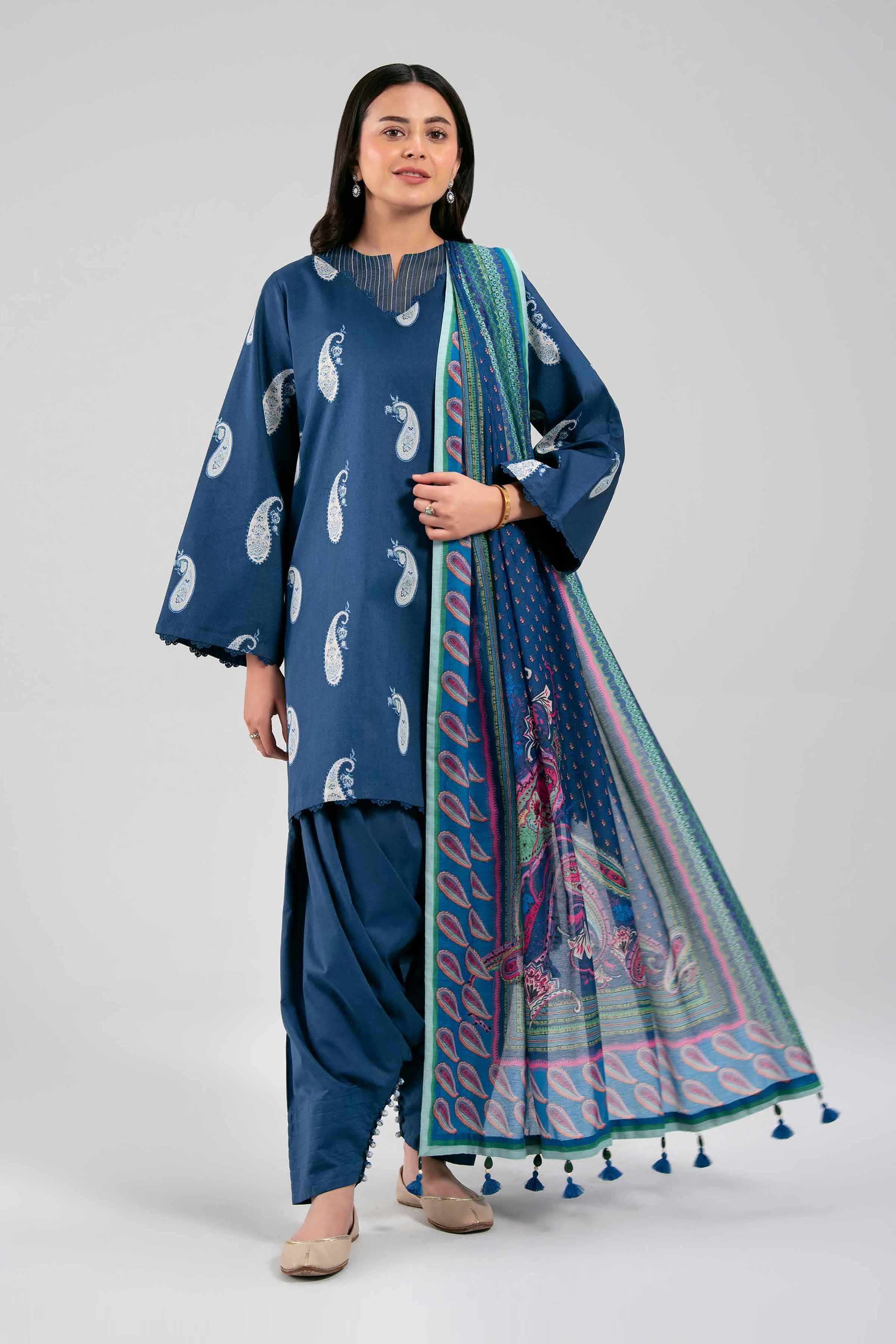 3 Piece - Digital Printed Suit - 42601377