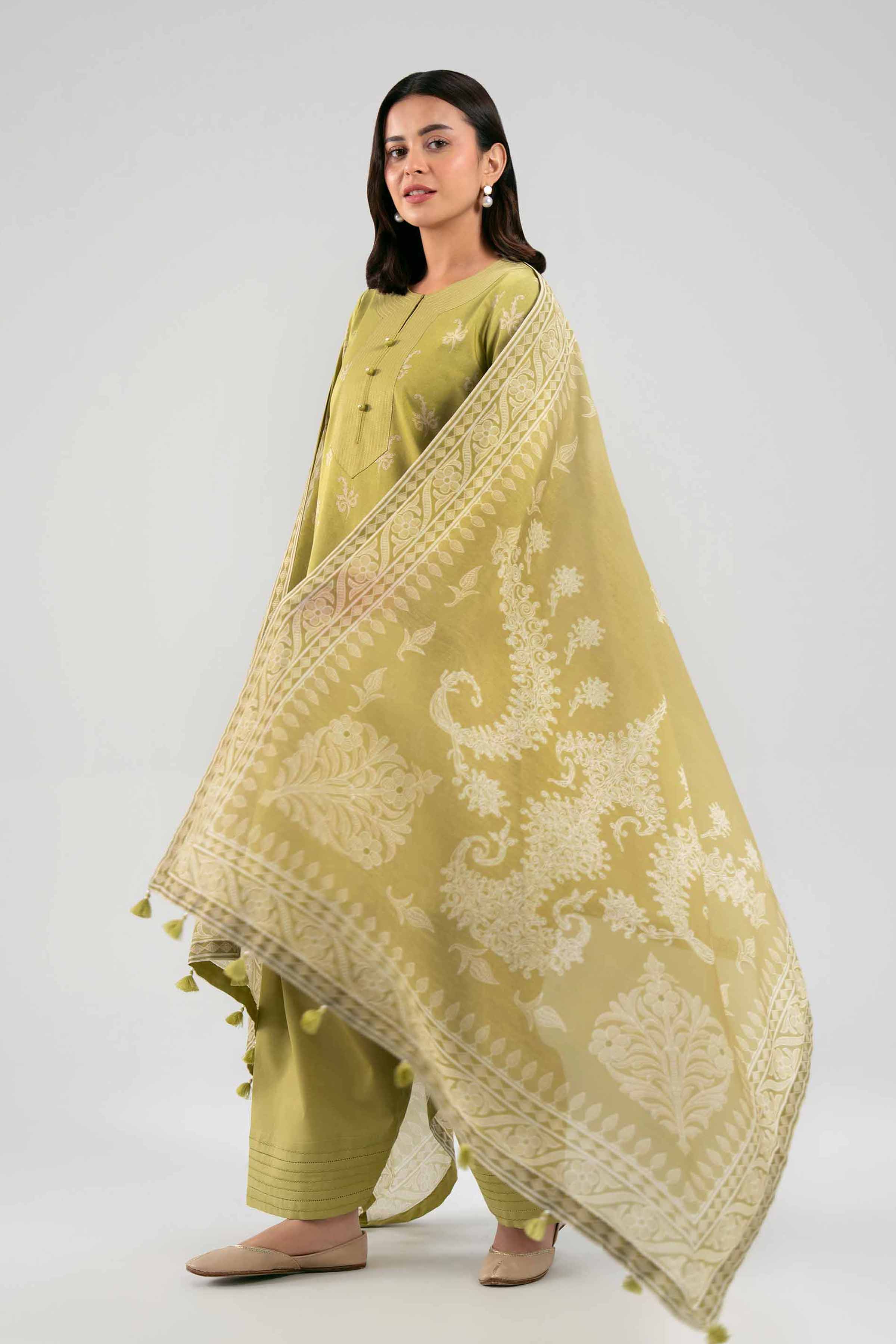 3 Piece - Digital Printed Suit - 42601379