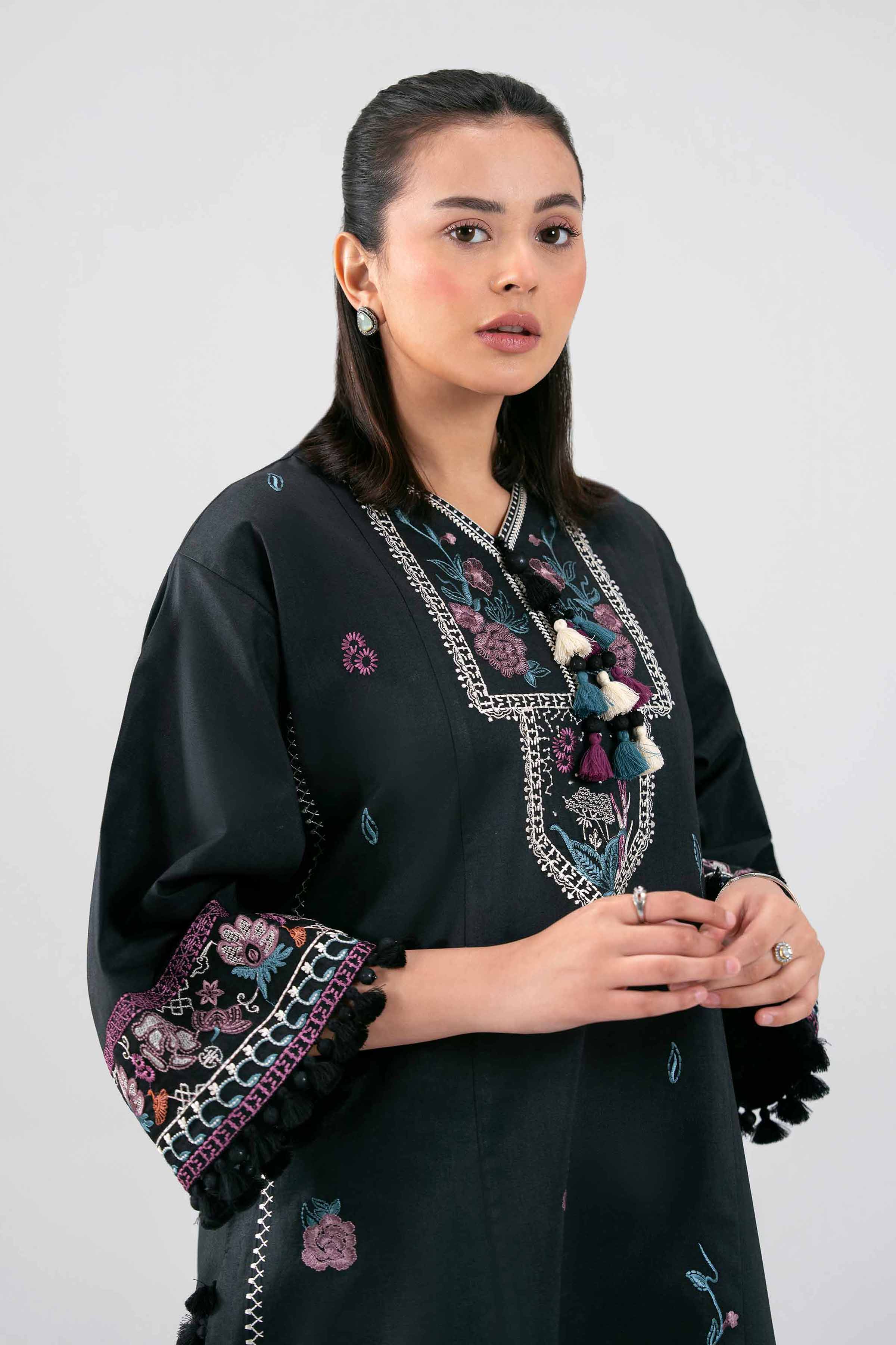 2 Piece - Digital Printed Embroidered Suit - 42601416