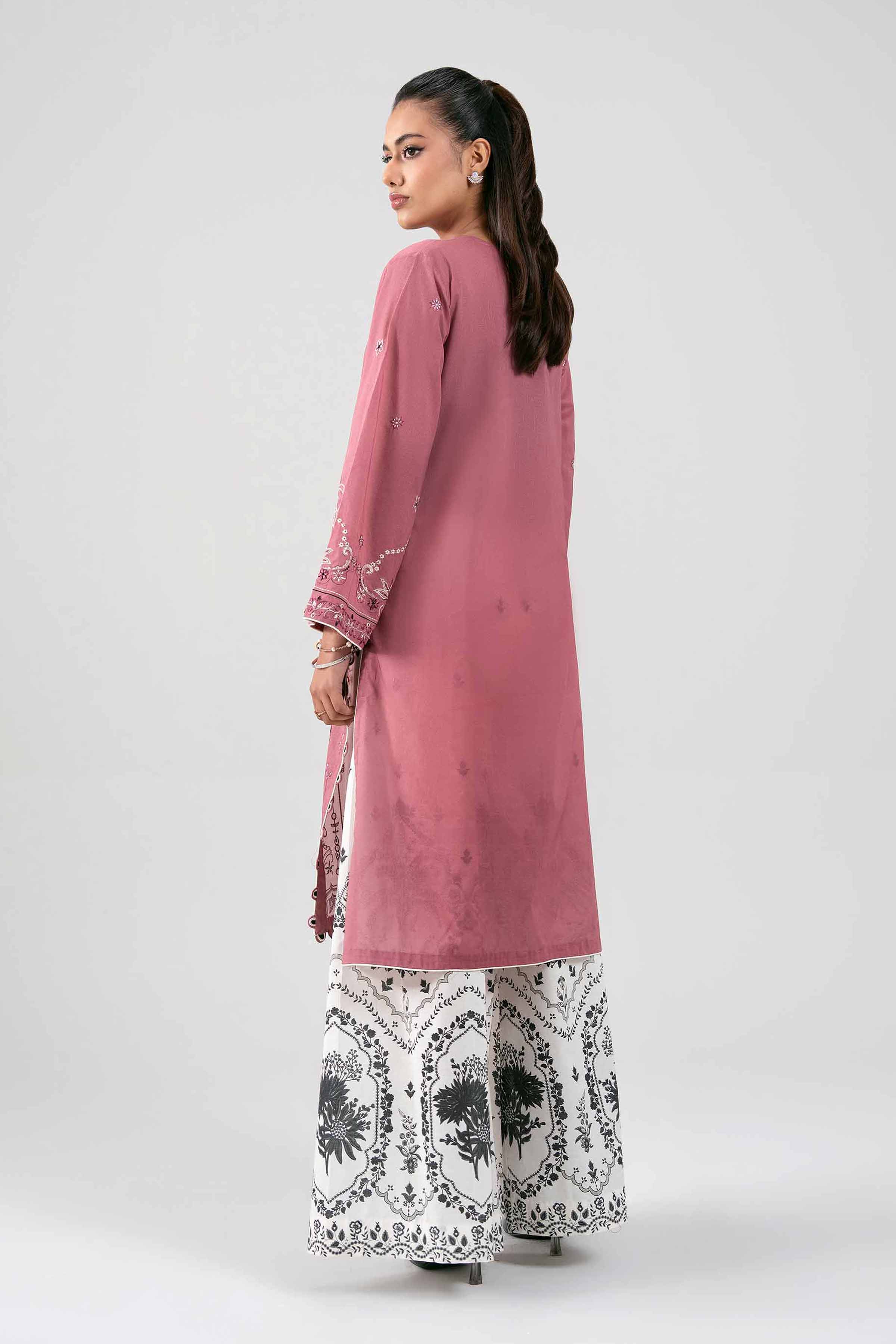 2 Piece - Digital Printed Embroidered Suit - 42601421