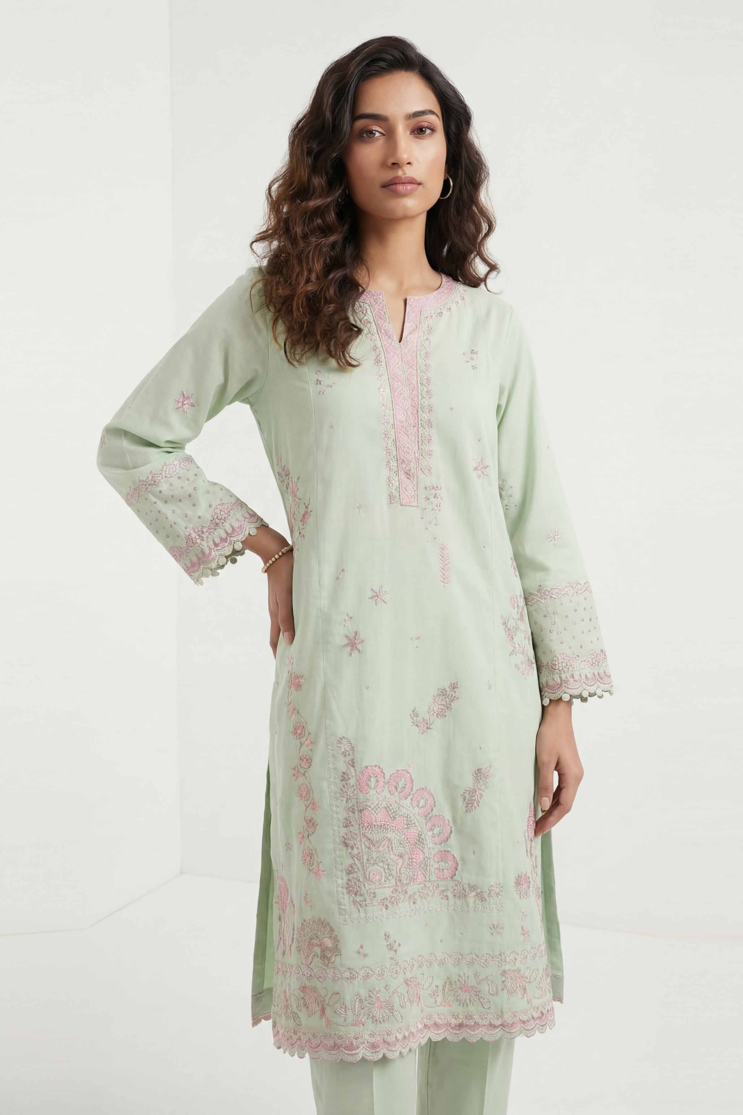 2 Piece - Embroidered Suit - 42601432