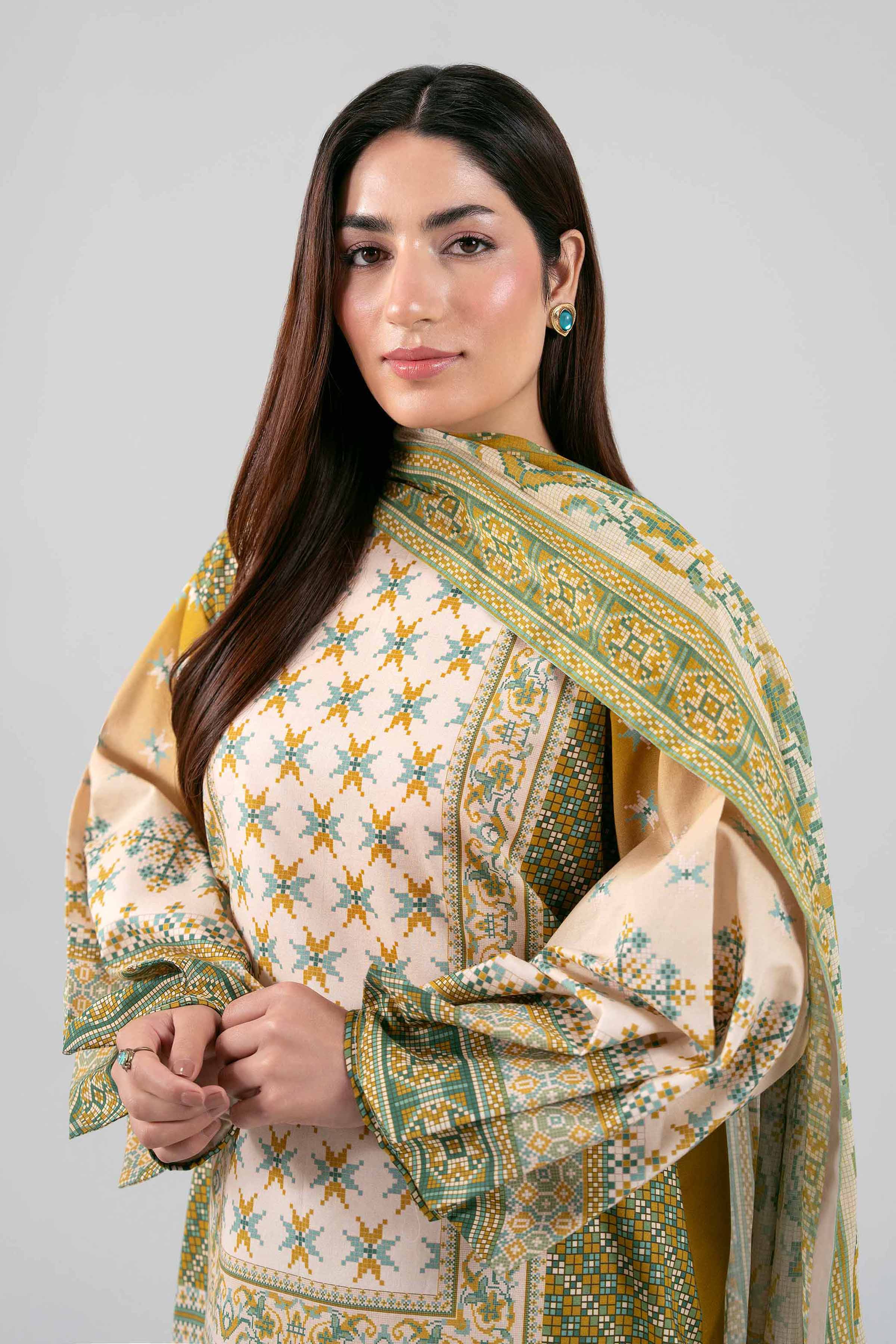 3 Piece - Digital Printed Suit - 42601465