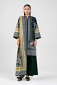 3 Piece Embellished Cotton Net Suit