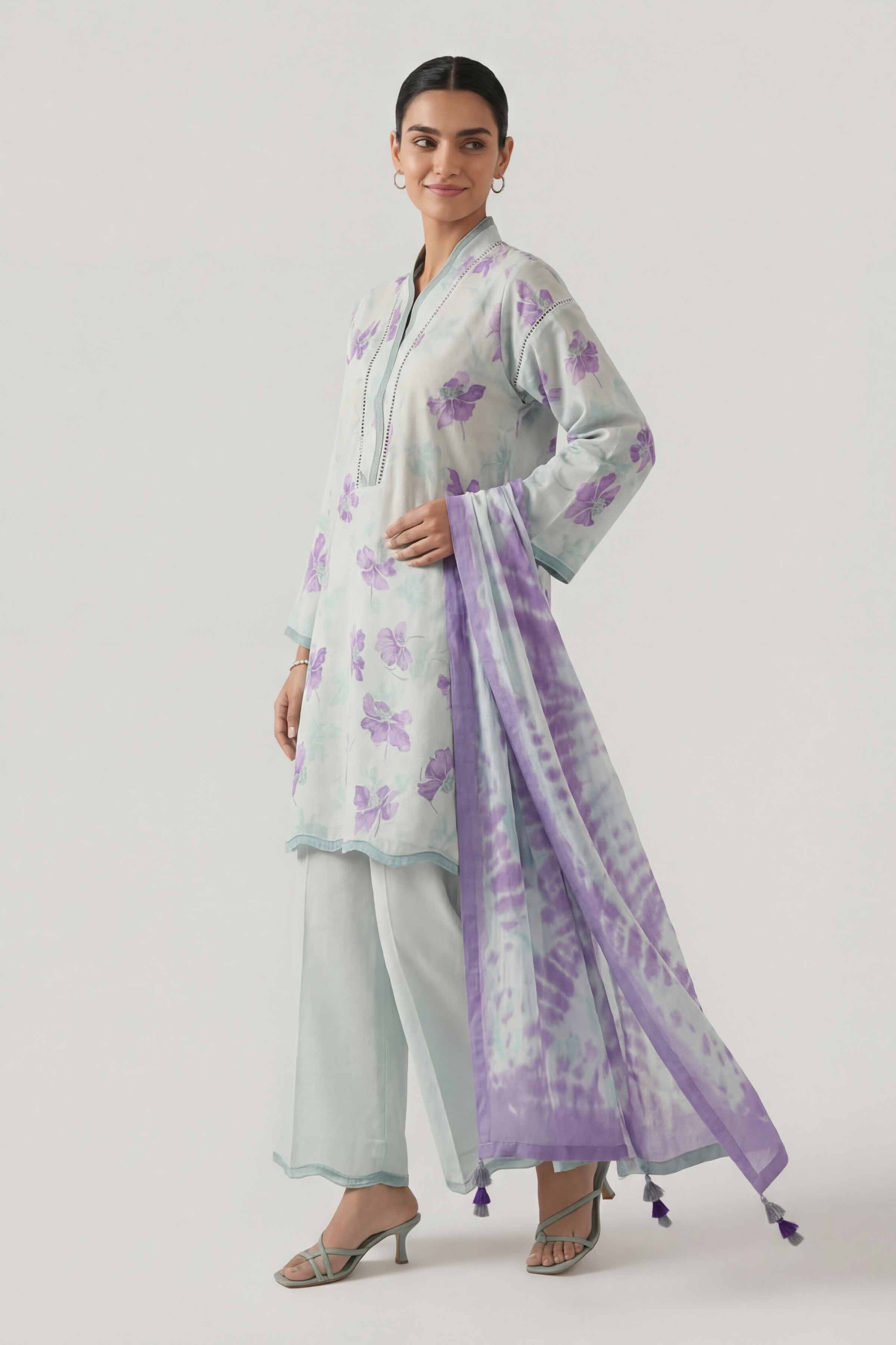 3 Piece - Digital Printed Suit - 42601475