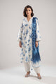 3 Piece Unstitched Embroidered Lawn Suit