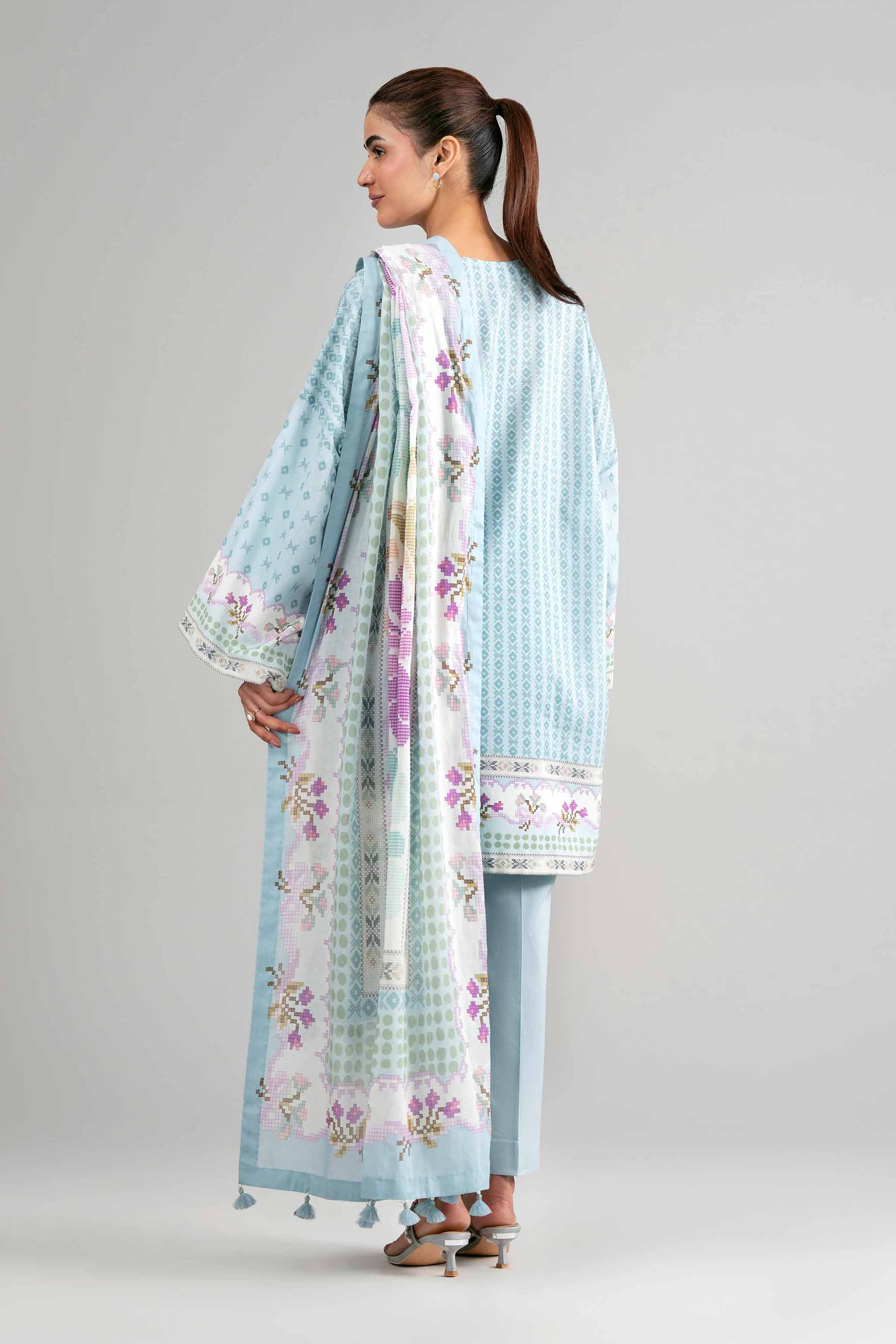3 Piece - Digital Printed Suit - 42601480