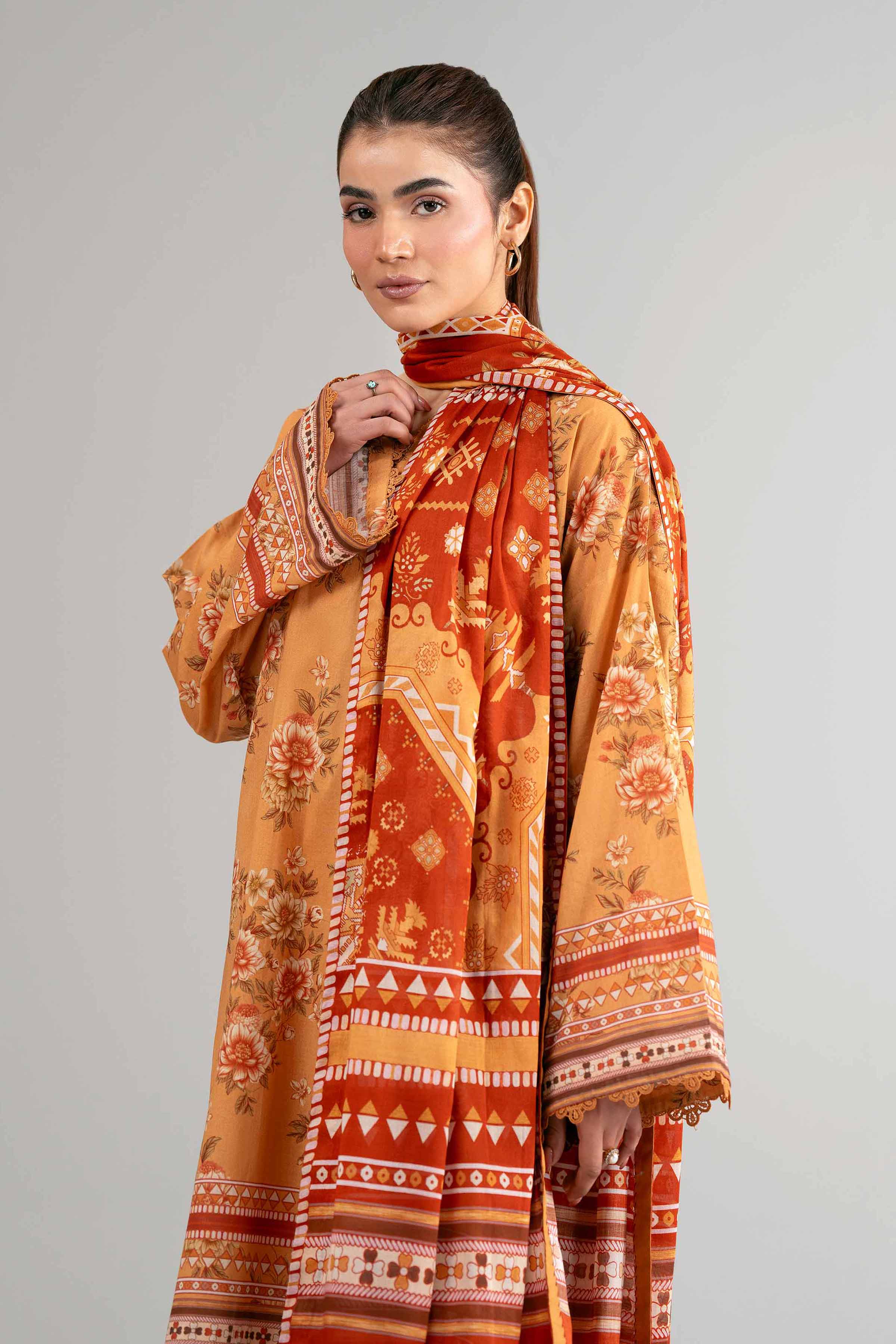 3 Piece - Digital Printed Suit - 42601481