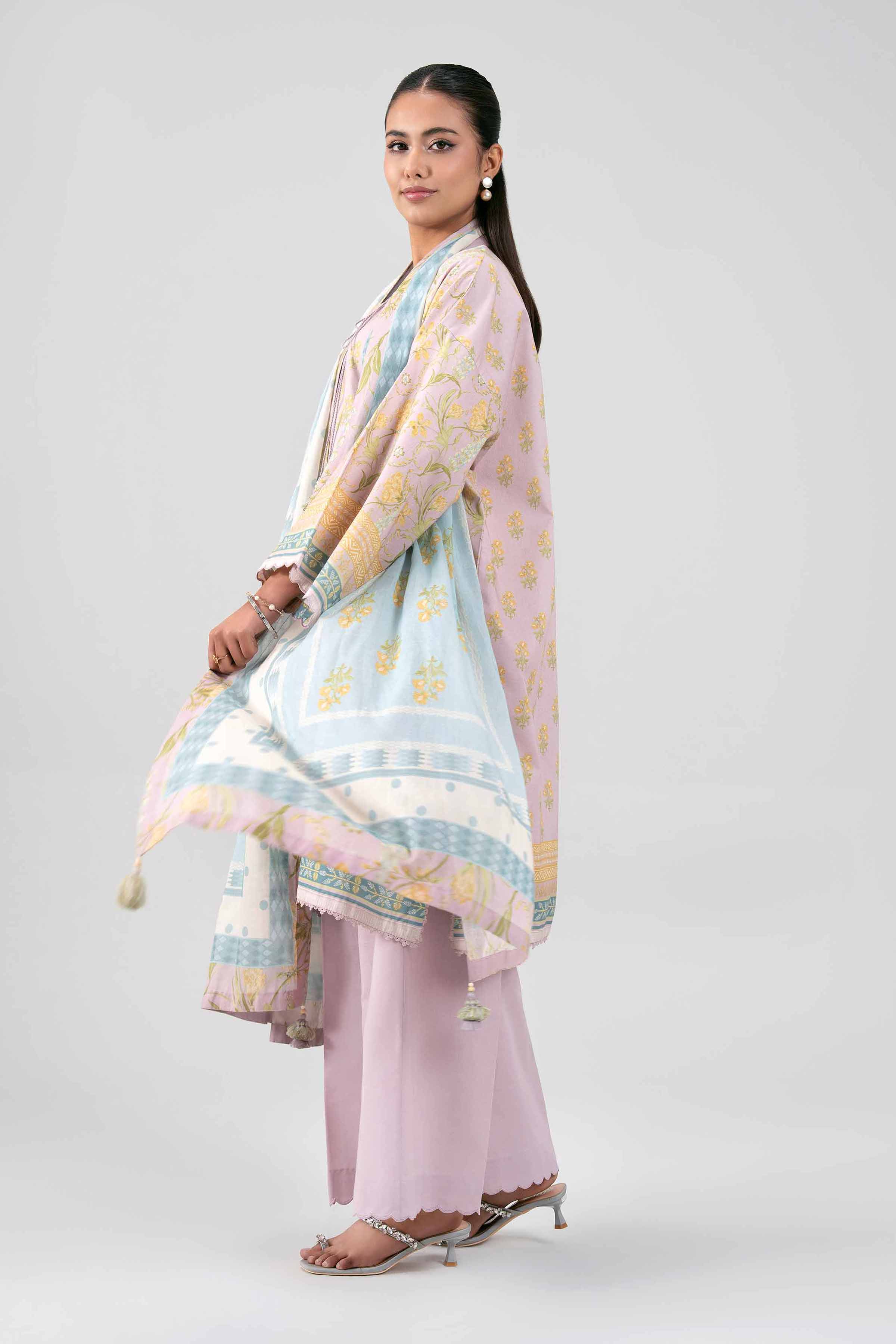 3 Piece - Digital Printed Suit - 42601483