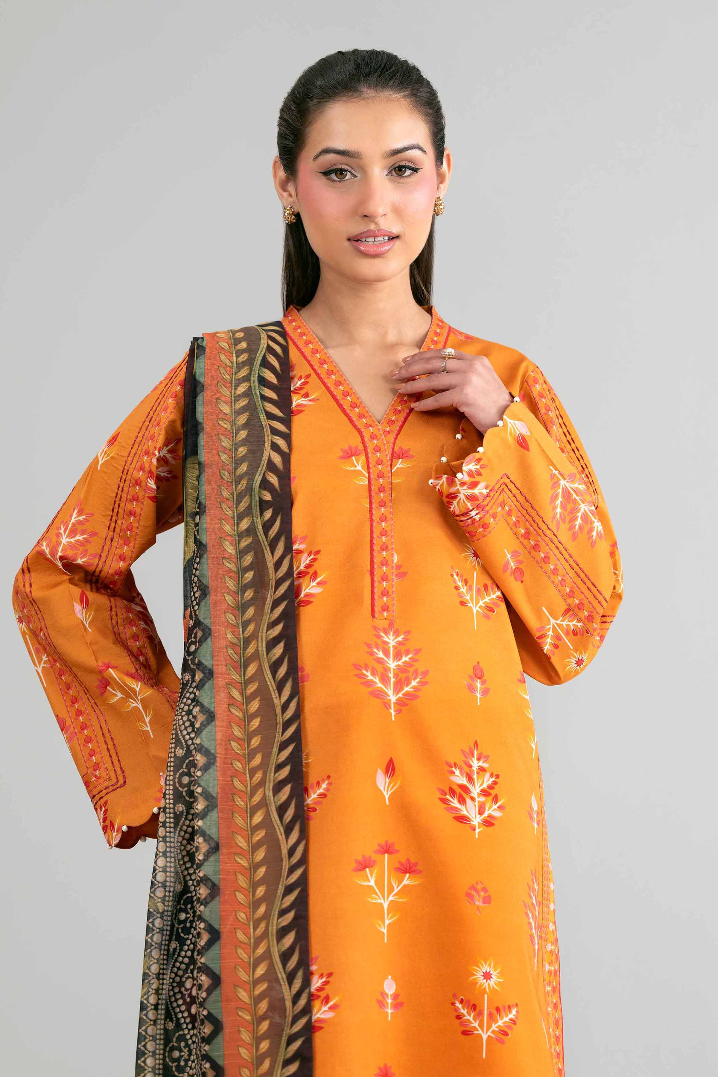 3 Piece - Digital Printed Suit - 42601487