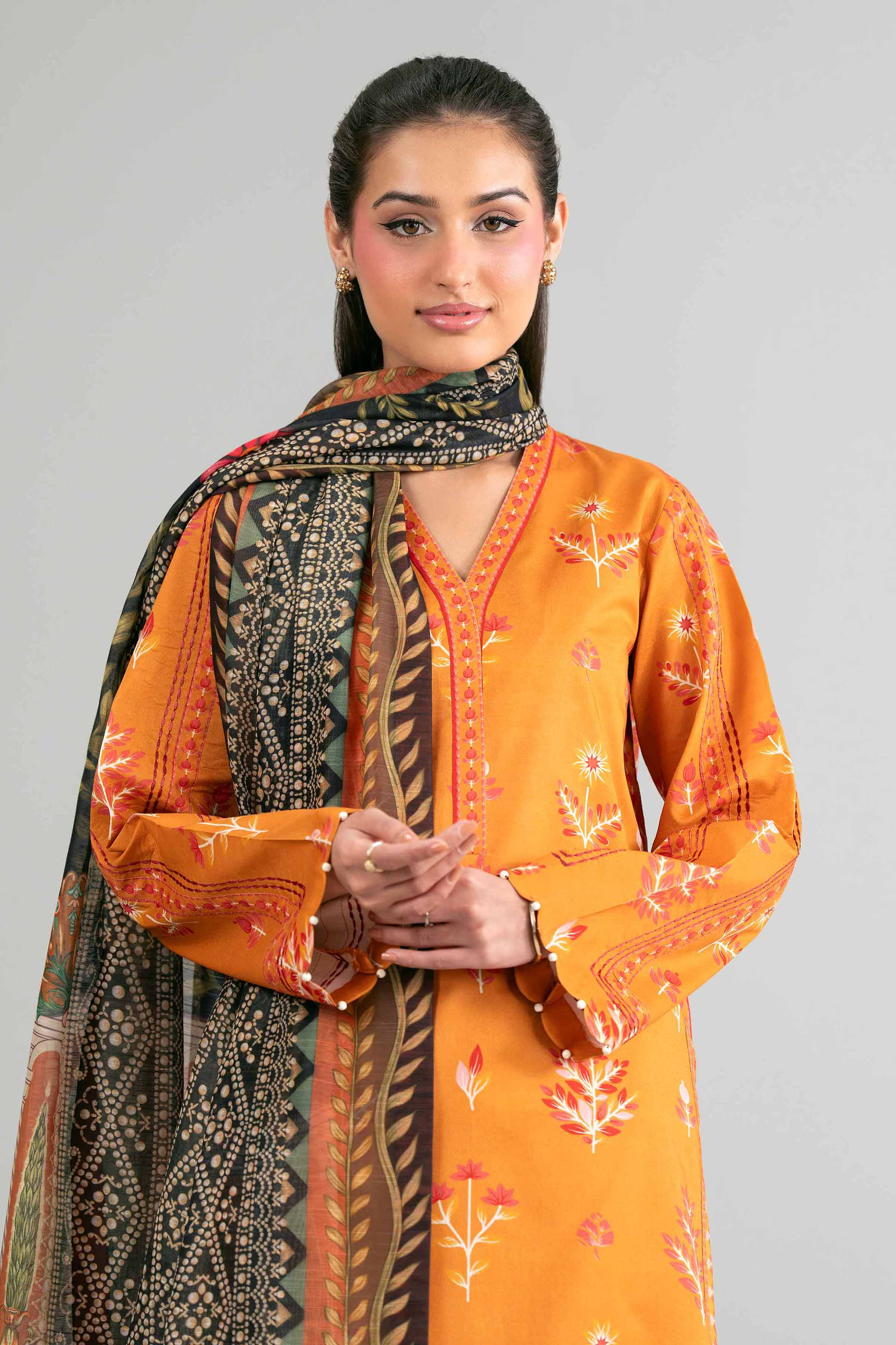 3 Piece - Digital Printed Suit - 42601487