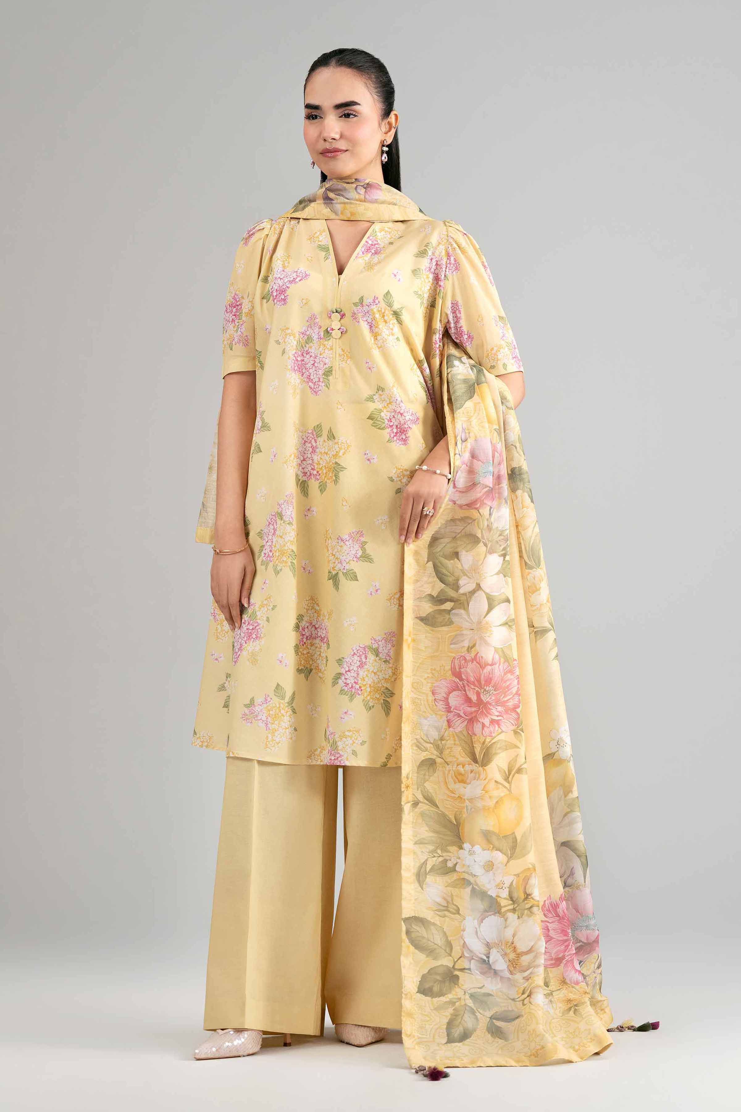3 Piece - Digital Printed Suit - 42601492