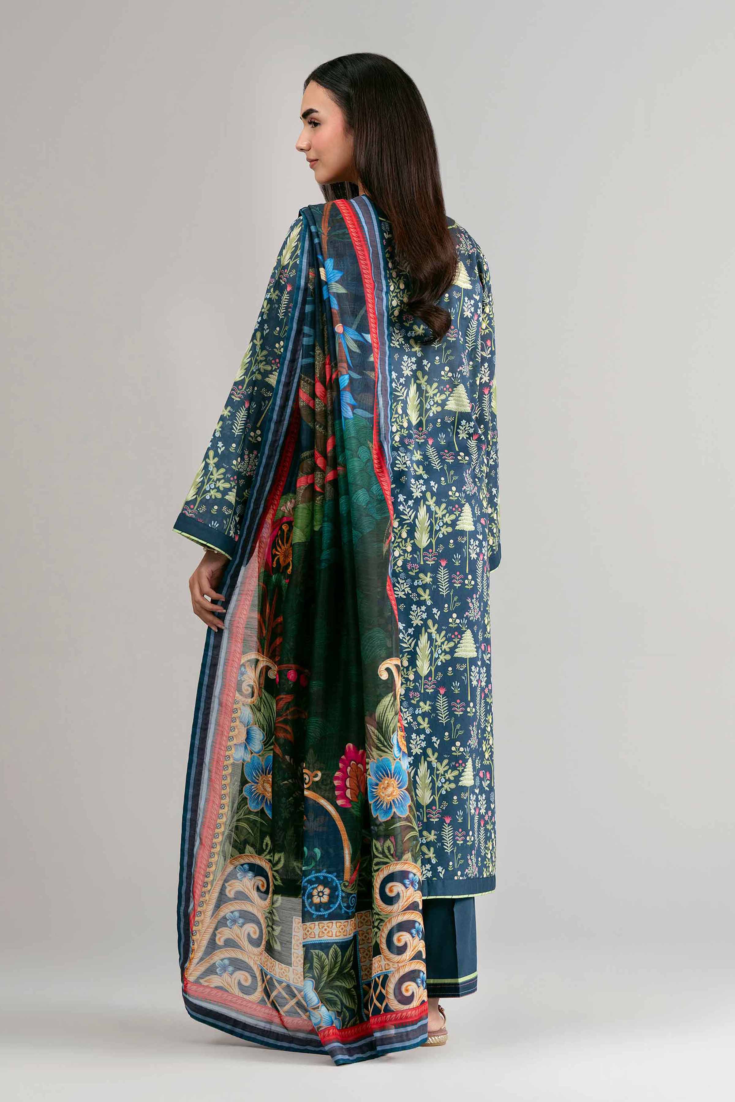 3 Piece - Digital Printed Suit - 42601495