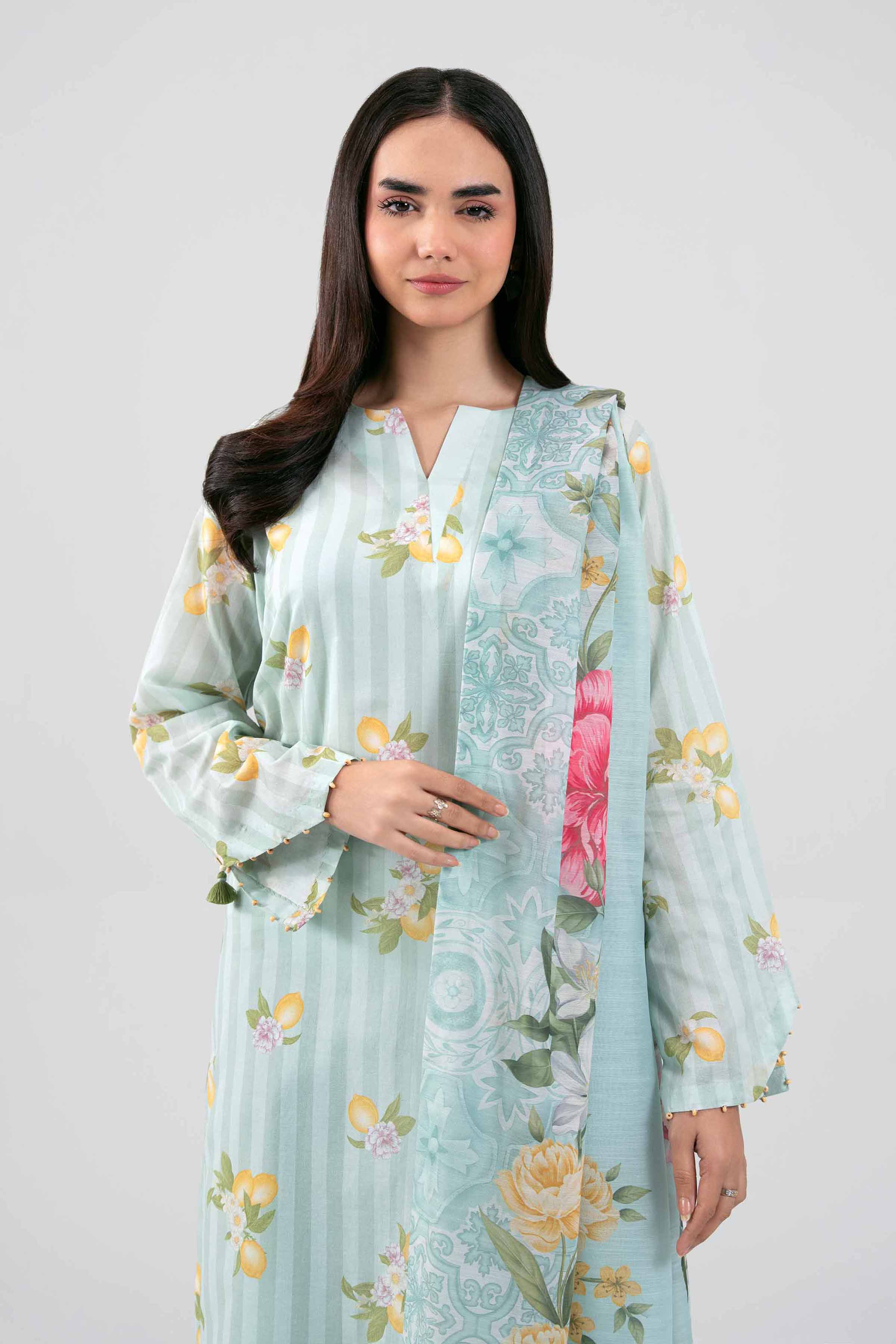 3 Piece - Digital Printed Suit - 42601500