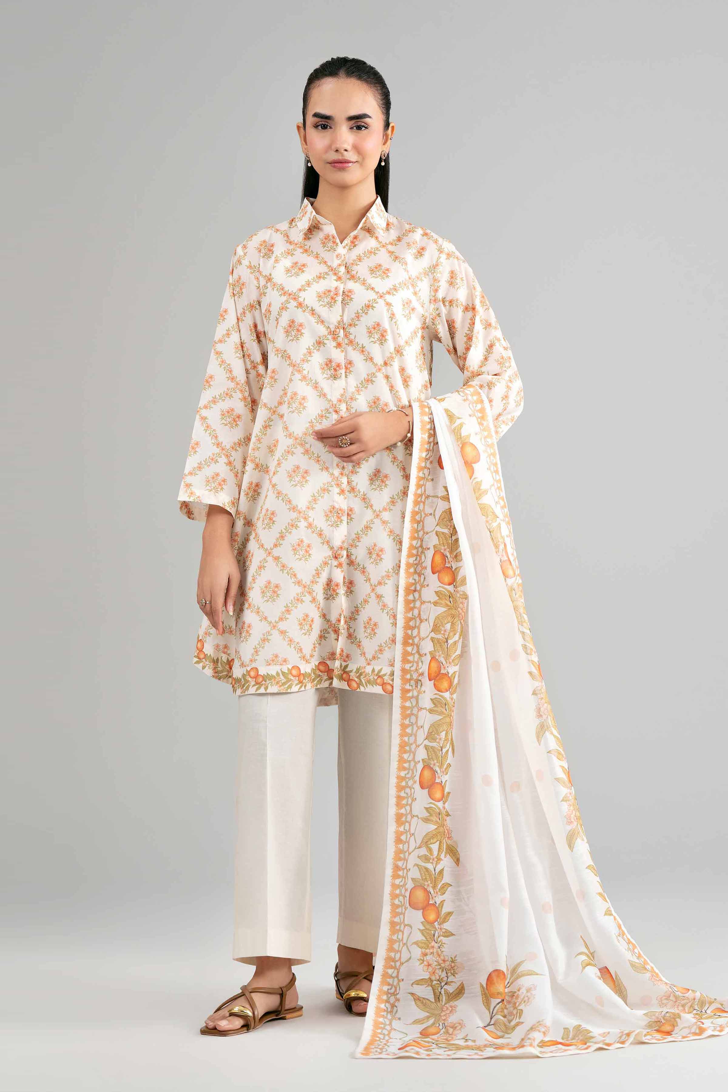 3 Piece - Digital Printed Suit - 42601501