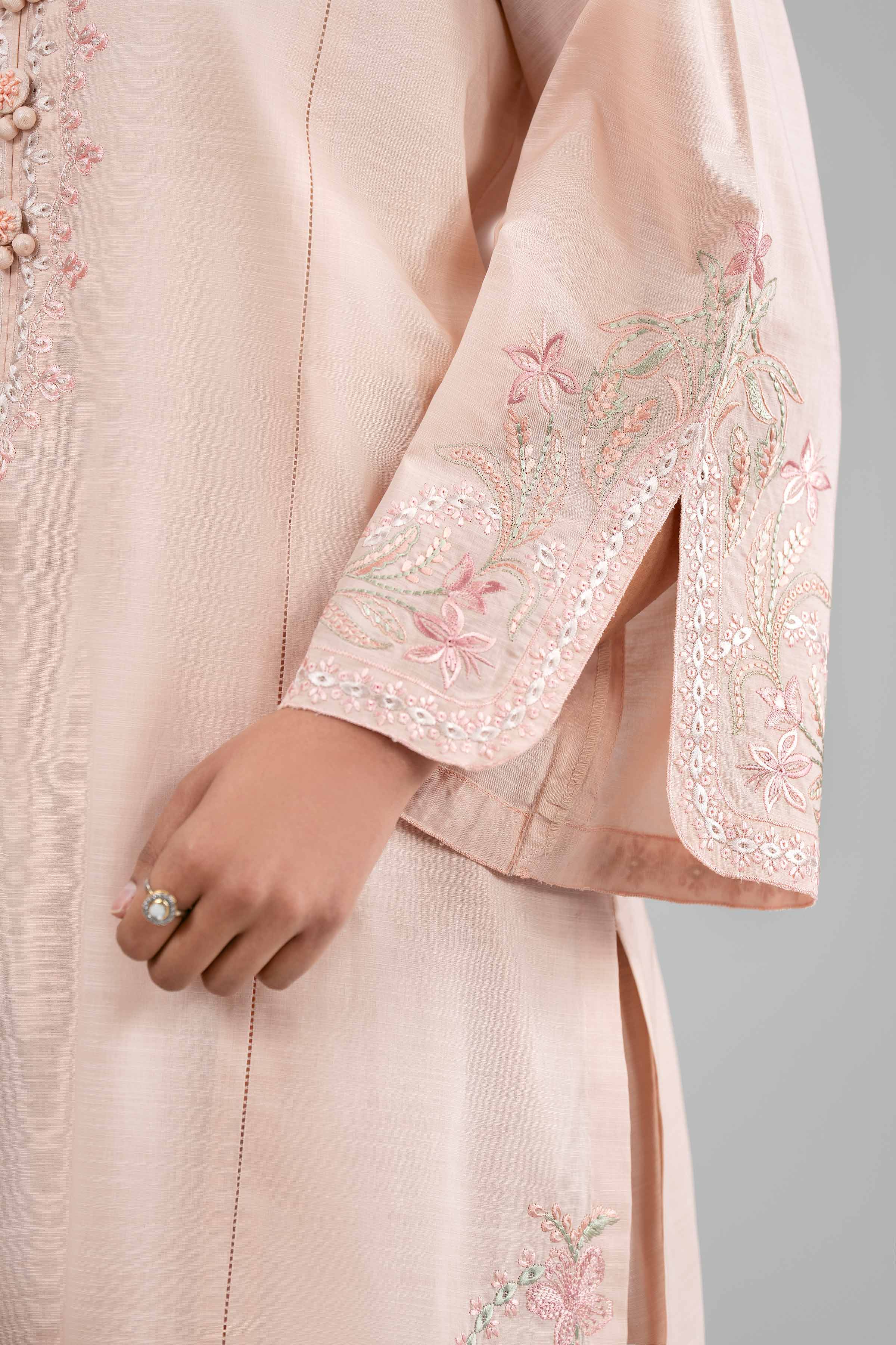 3 Piece - Printed Embroidered Suit - 42601538