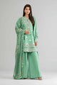 3 Piece Unstitched Embroidered Cambric Suit | MPT-2703-A