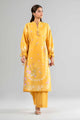 3 Piece Embroidered Organza Suit