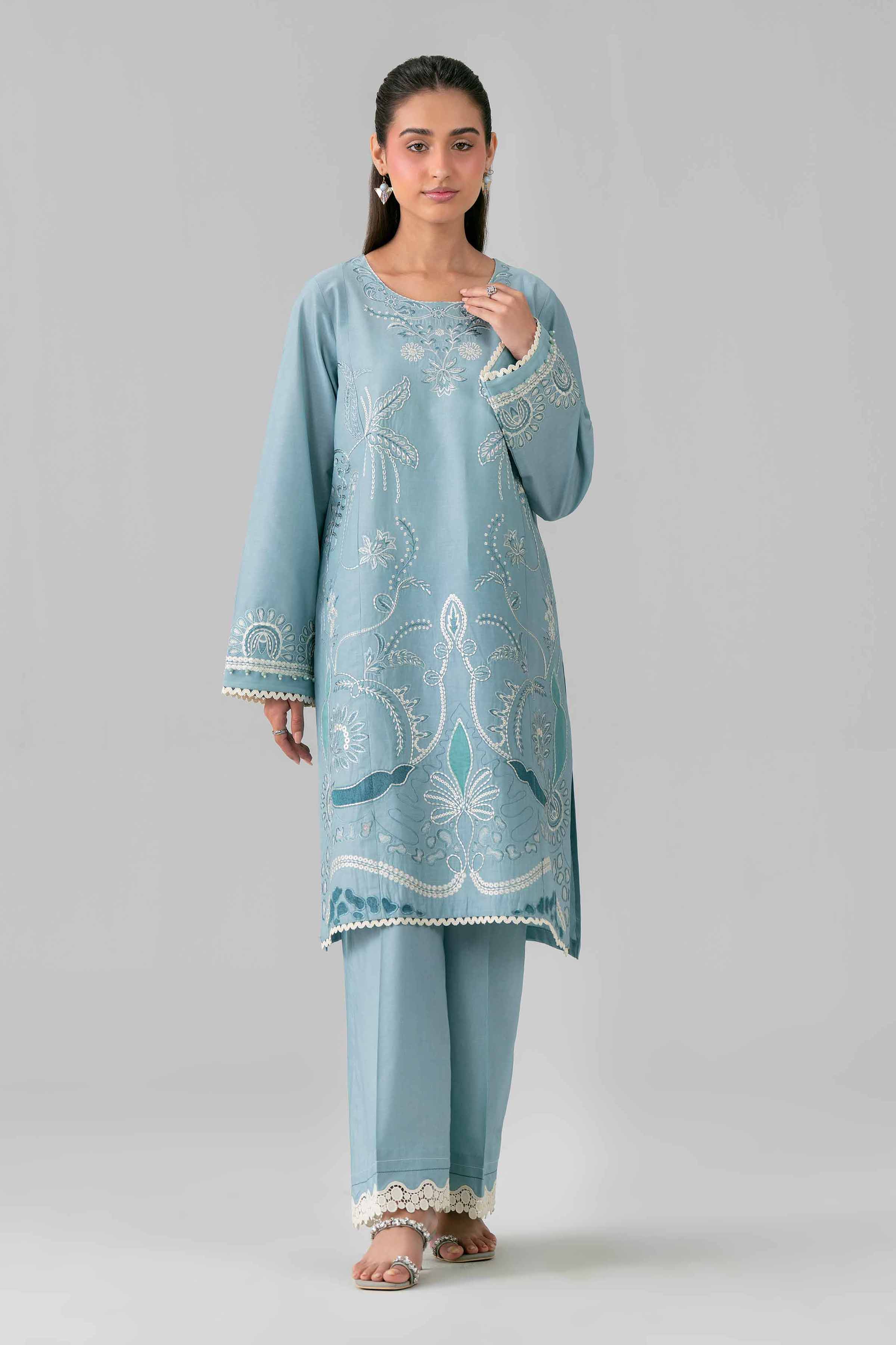 2 Piece - Embroidered Suit - 42601628