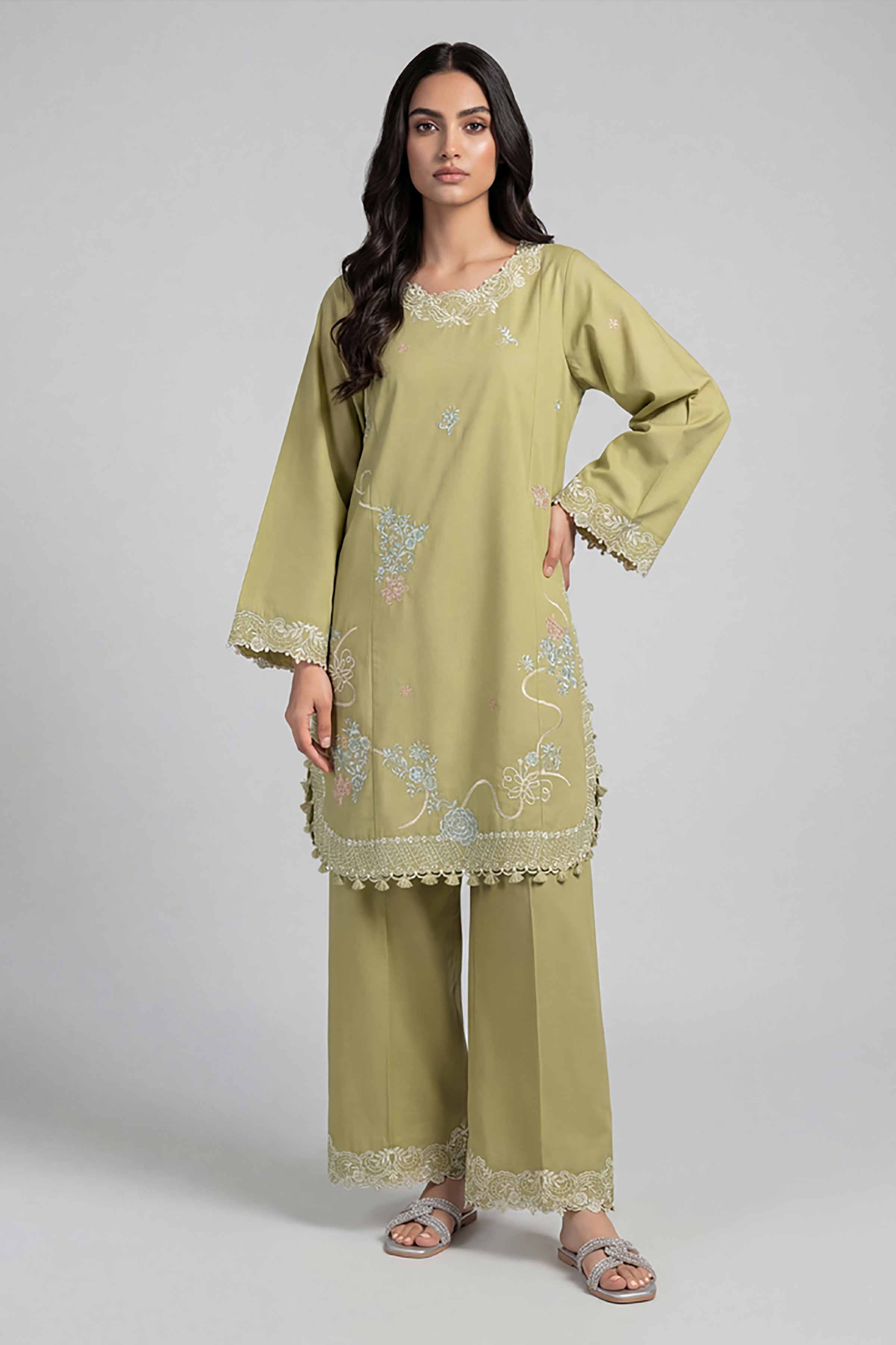 2 Piece - Embroidered Suit - 42601632