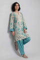 Embroidered Chiffon Fabric (2Pcs) | LF-920