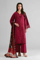 3 Piece Embroidered Linen Suit