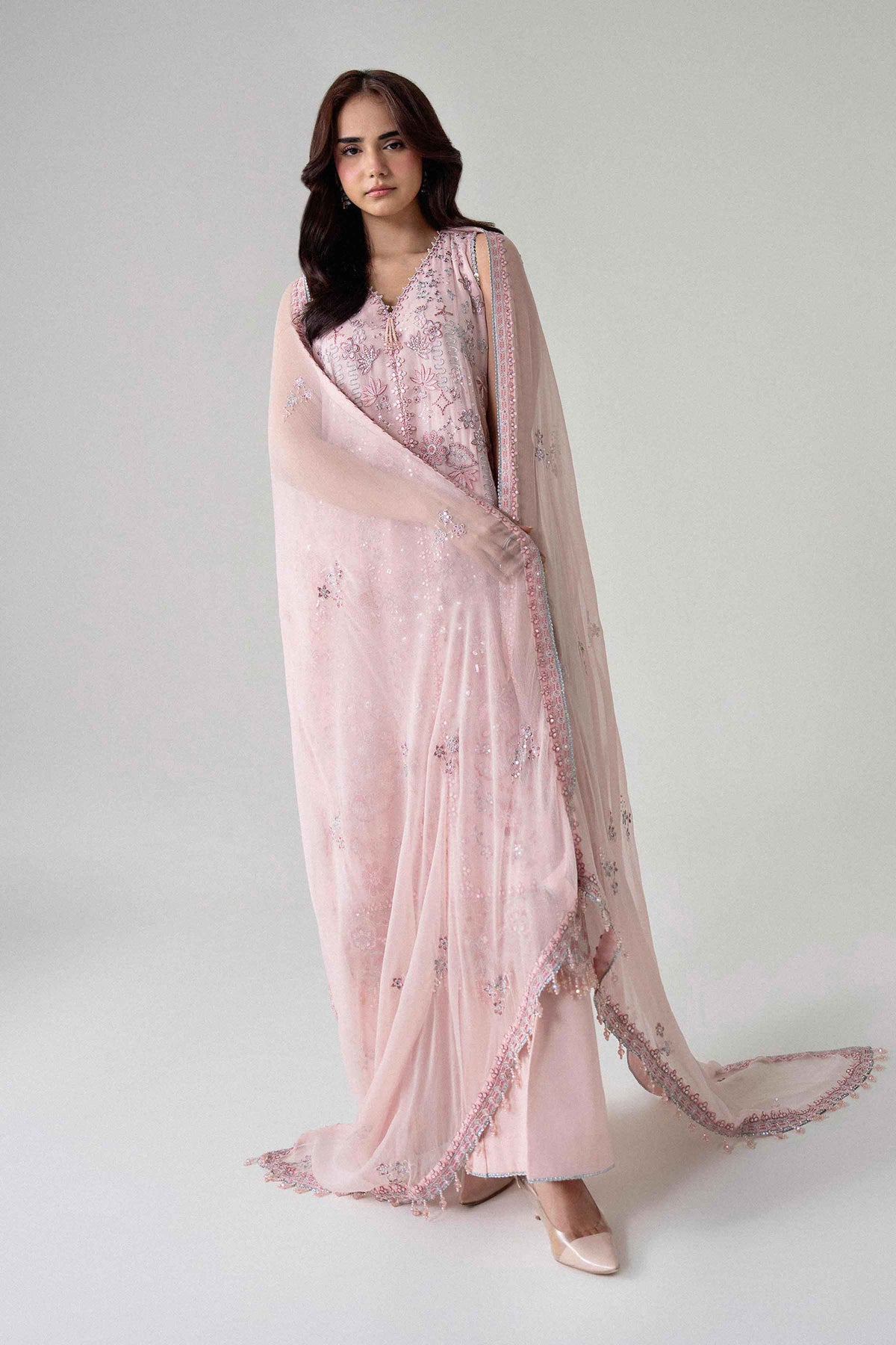 3 Piece - Embroidered Suit - 42601717