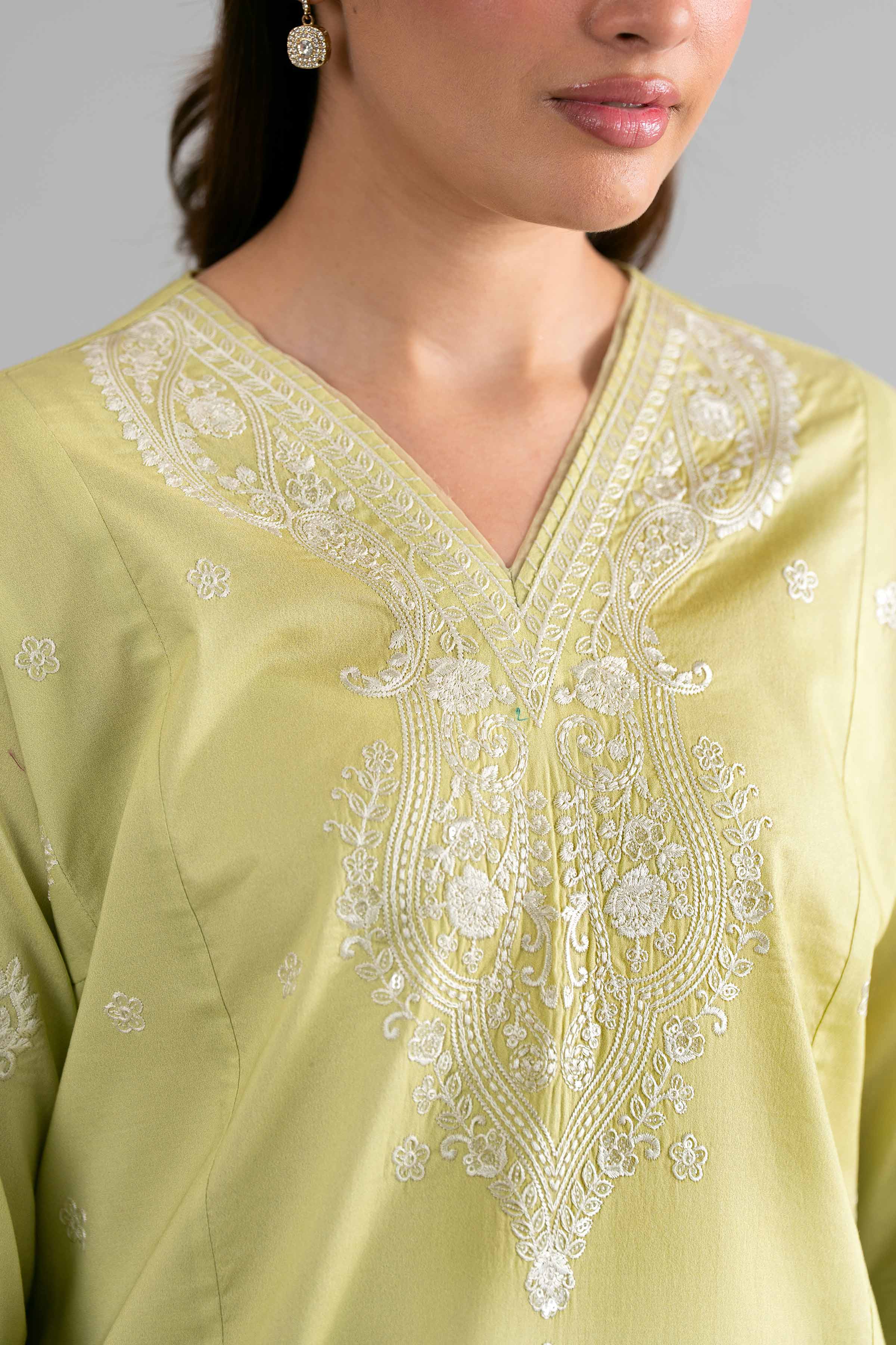 3 Piece - Digital Printed Embroidered Suit - 42601729