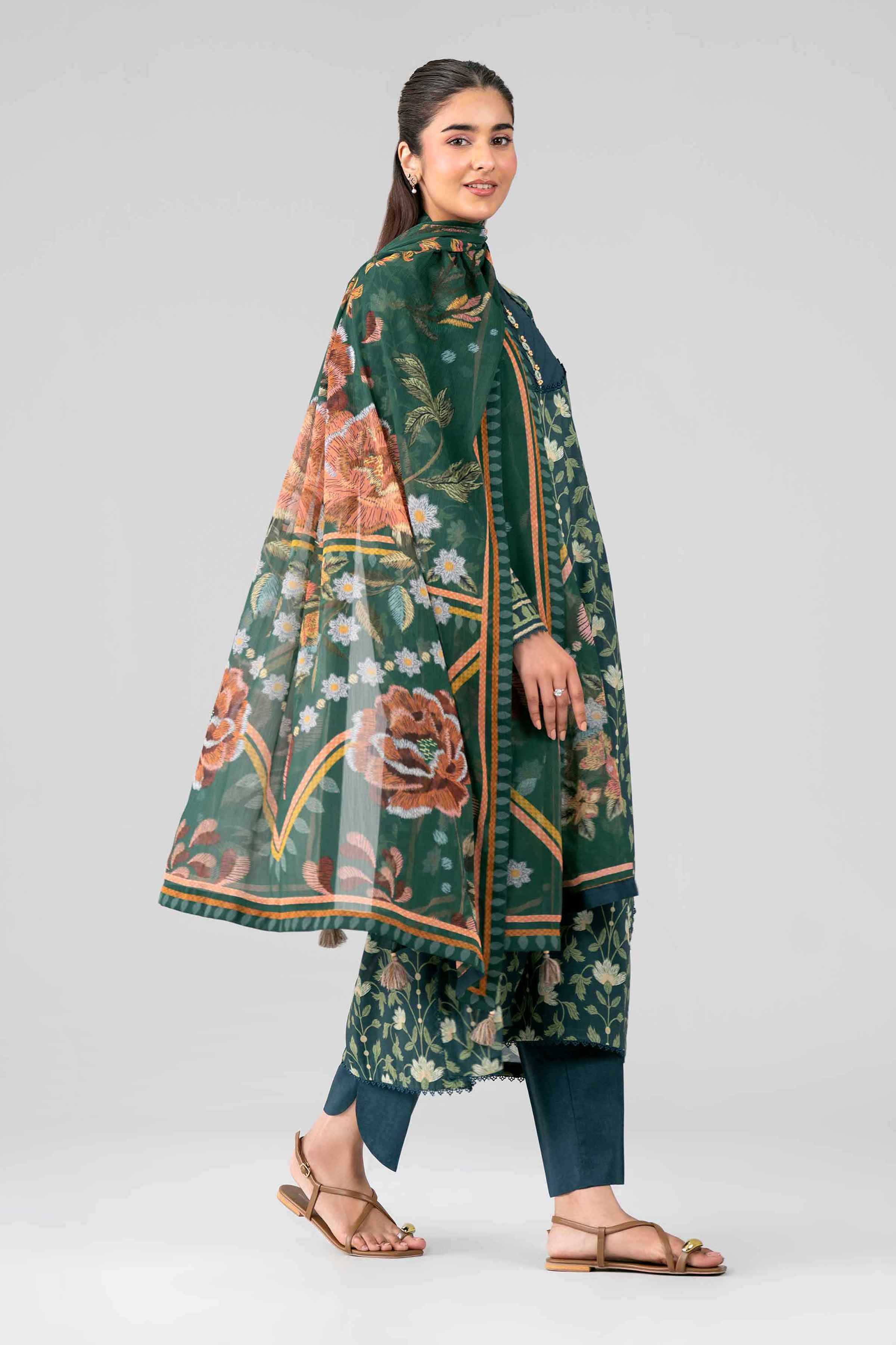 3 Piece - Digital Printed Suit - 42601768
