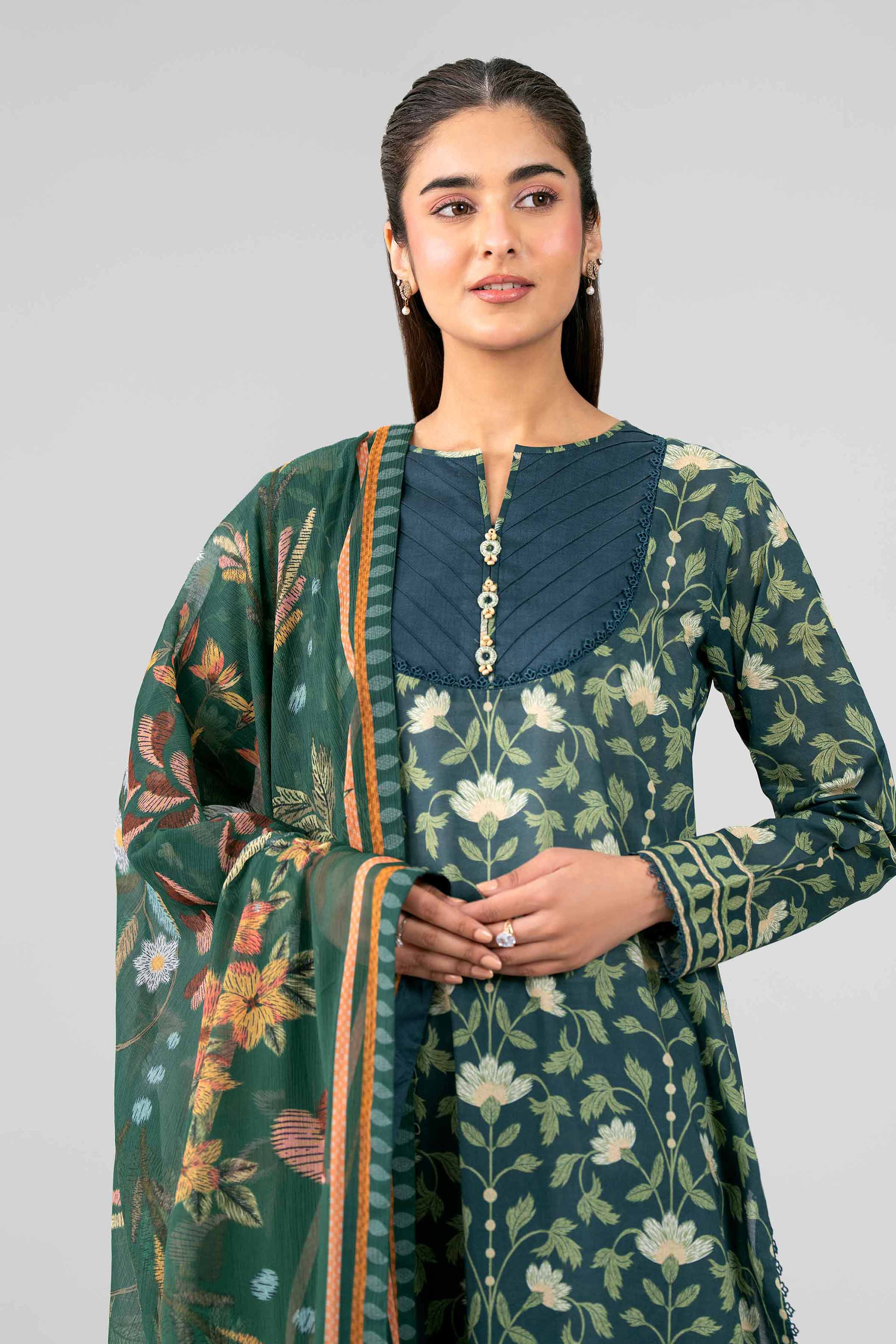3 Piece - Digital Printed Suit - 42601768
